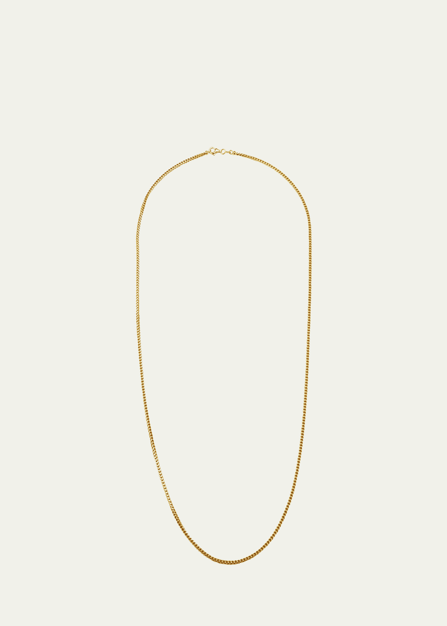 Bergdorf Goodman Men's 14K Yellow Gold Small Franco Chain Necklace, 26"L Image 1 of 4