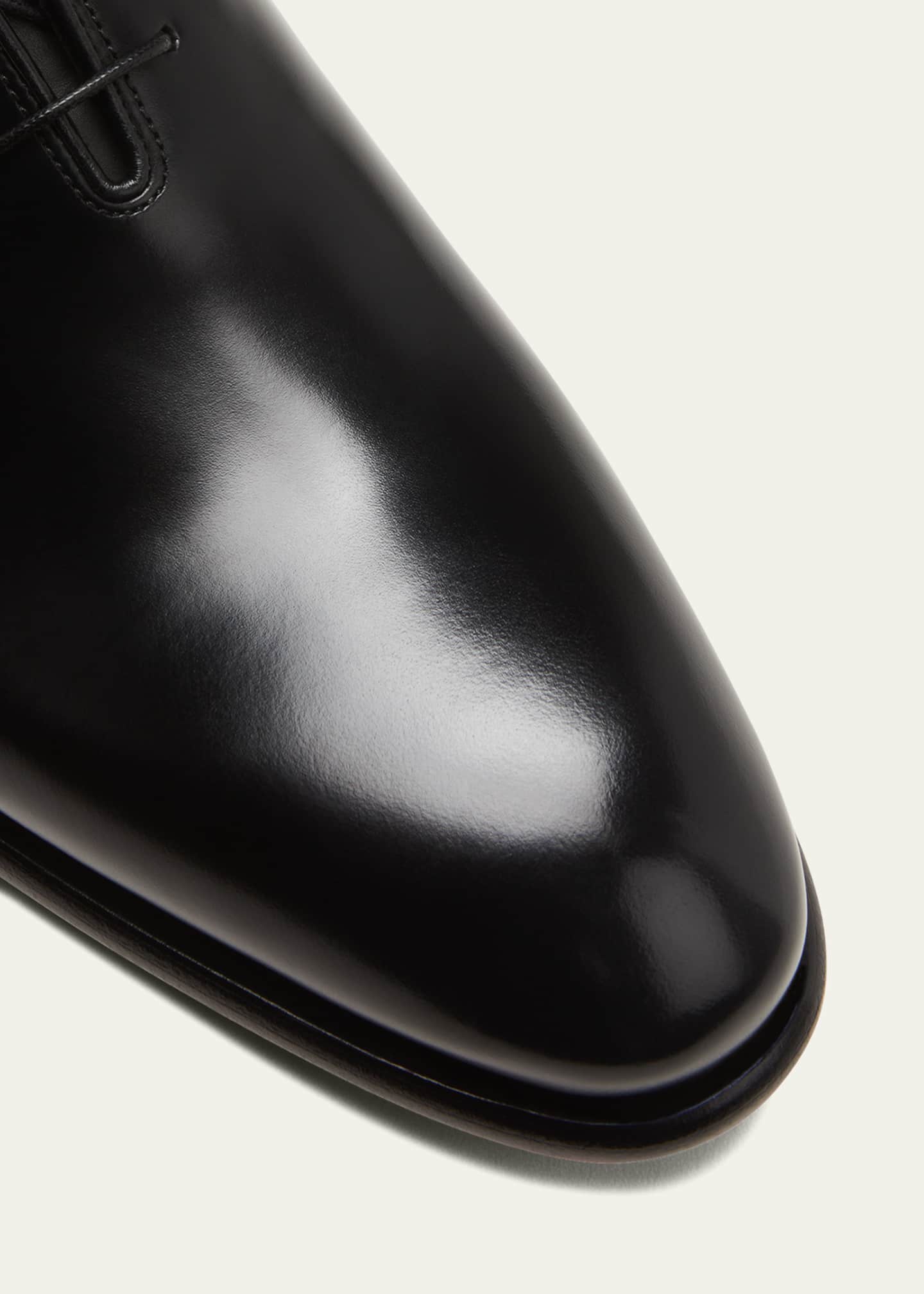 Santoni Men's People Leather Dress Oxfords Image 5 of 5
