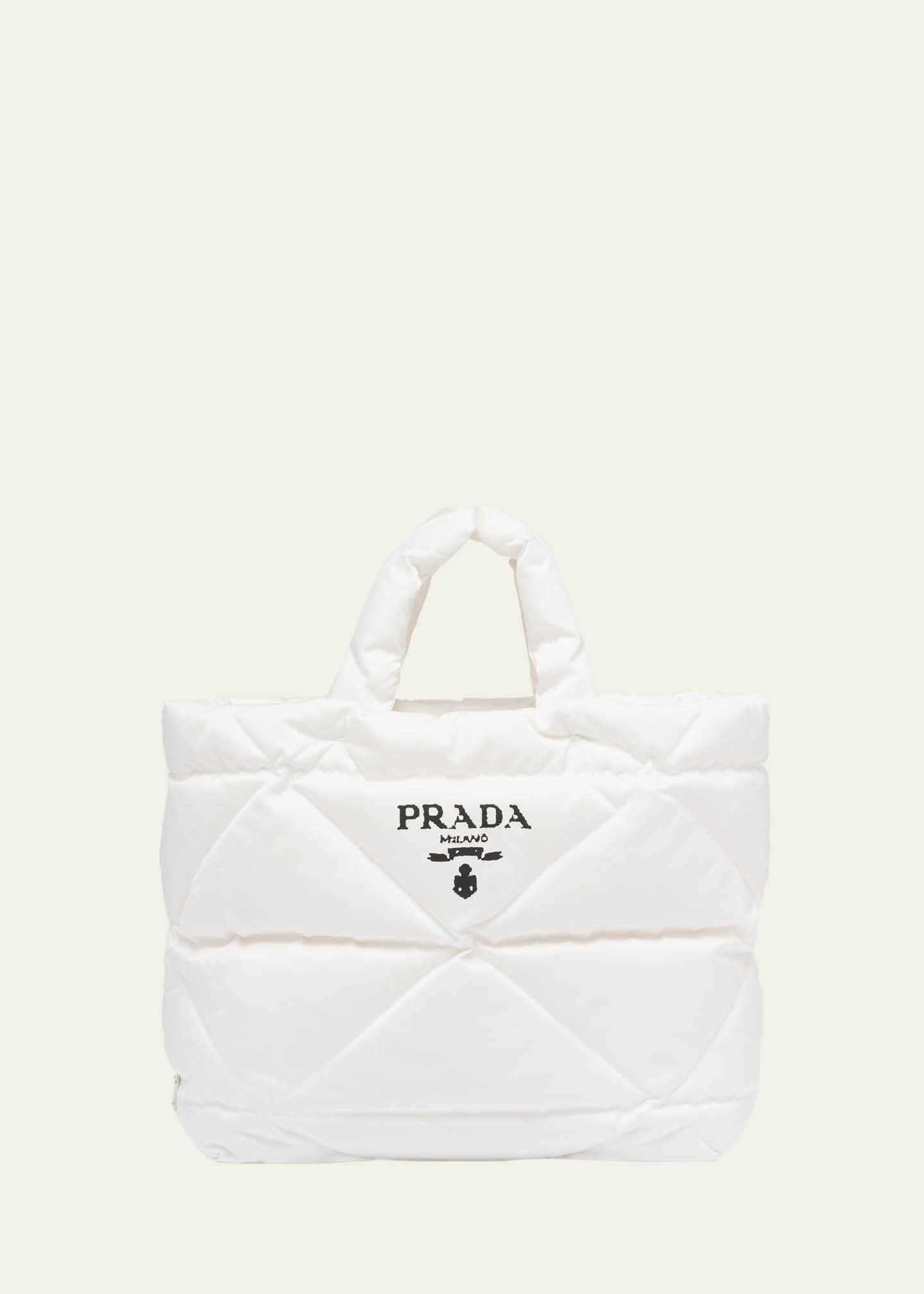 Prada Triangle Padded Re-Nylon Tote Bag Image 1 of 5