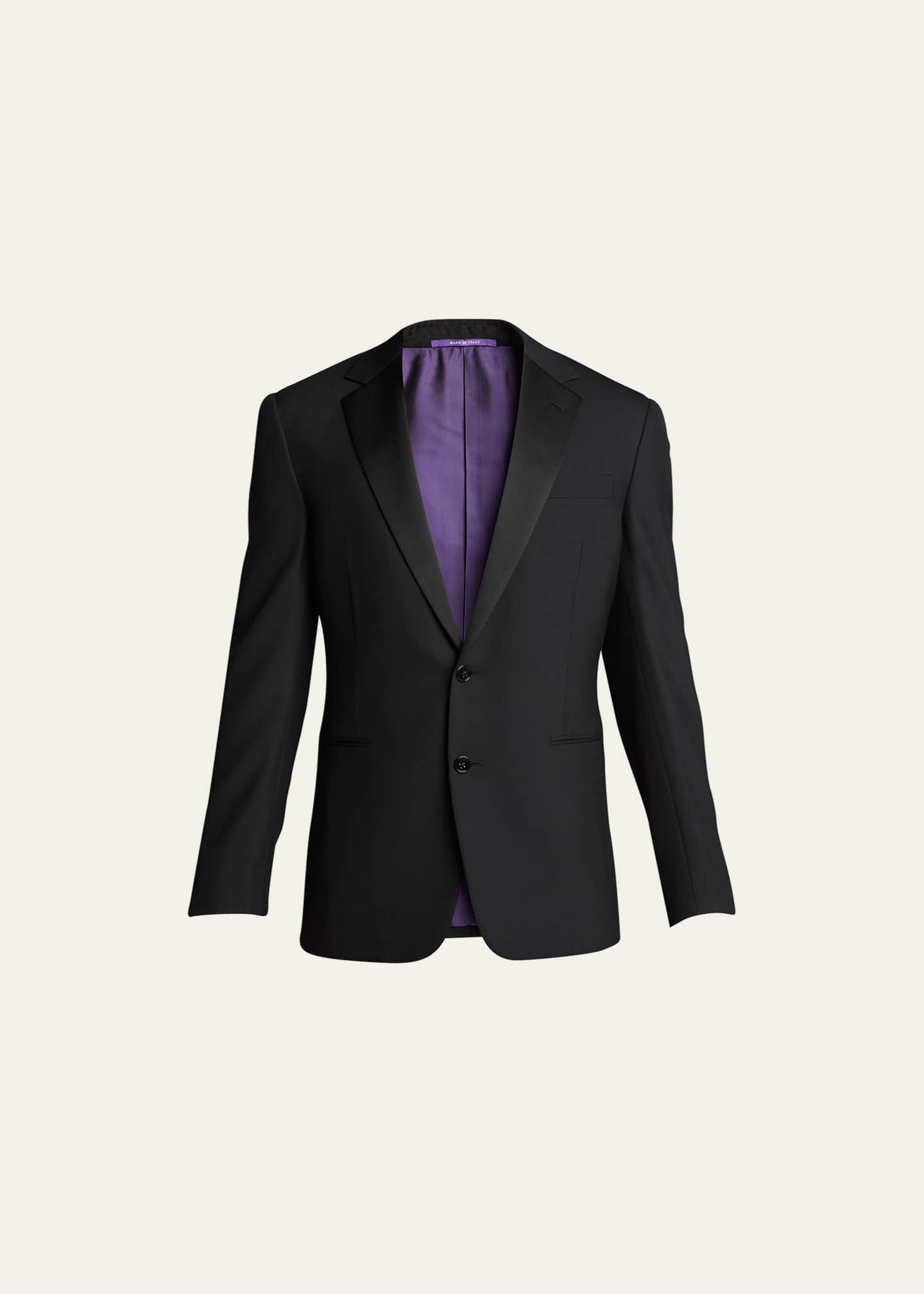 Ralph Lauren Purple Label Men's Gregory Wool Barathea Notch Tuxedo ...