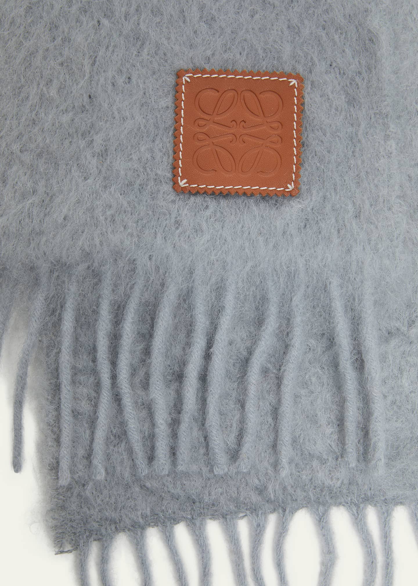 Loewe Anagram Mohair Fringe Scarf Image 4 of 4