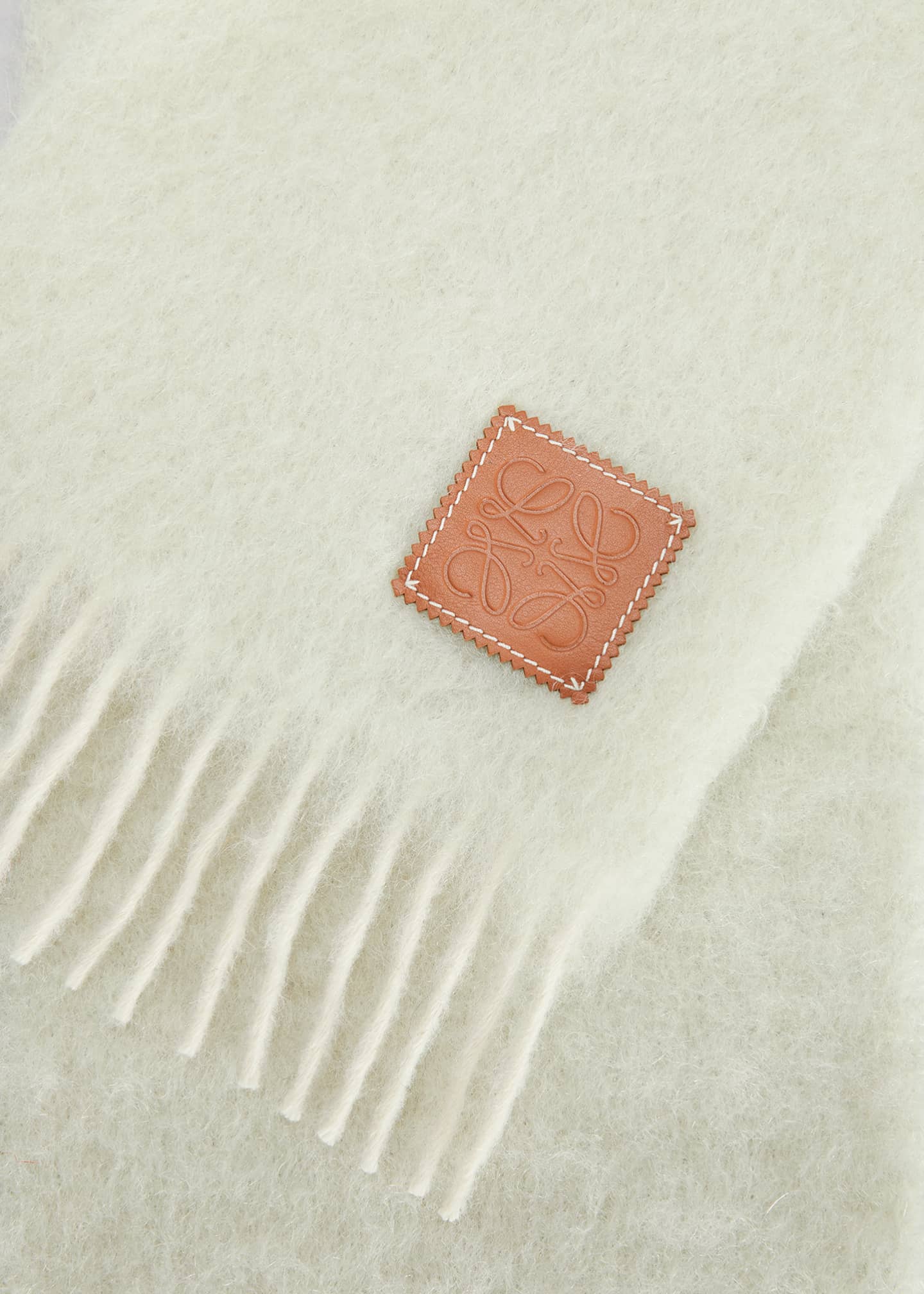 Loewe Anagram Mohair Fringe Scarf Image 4 of 4