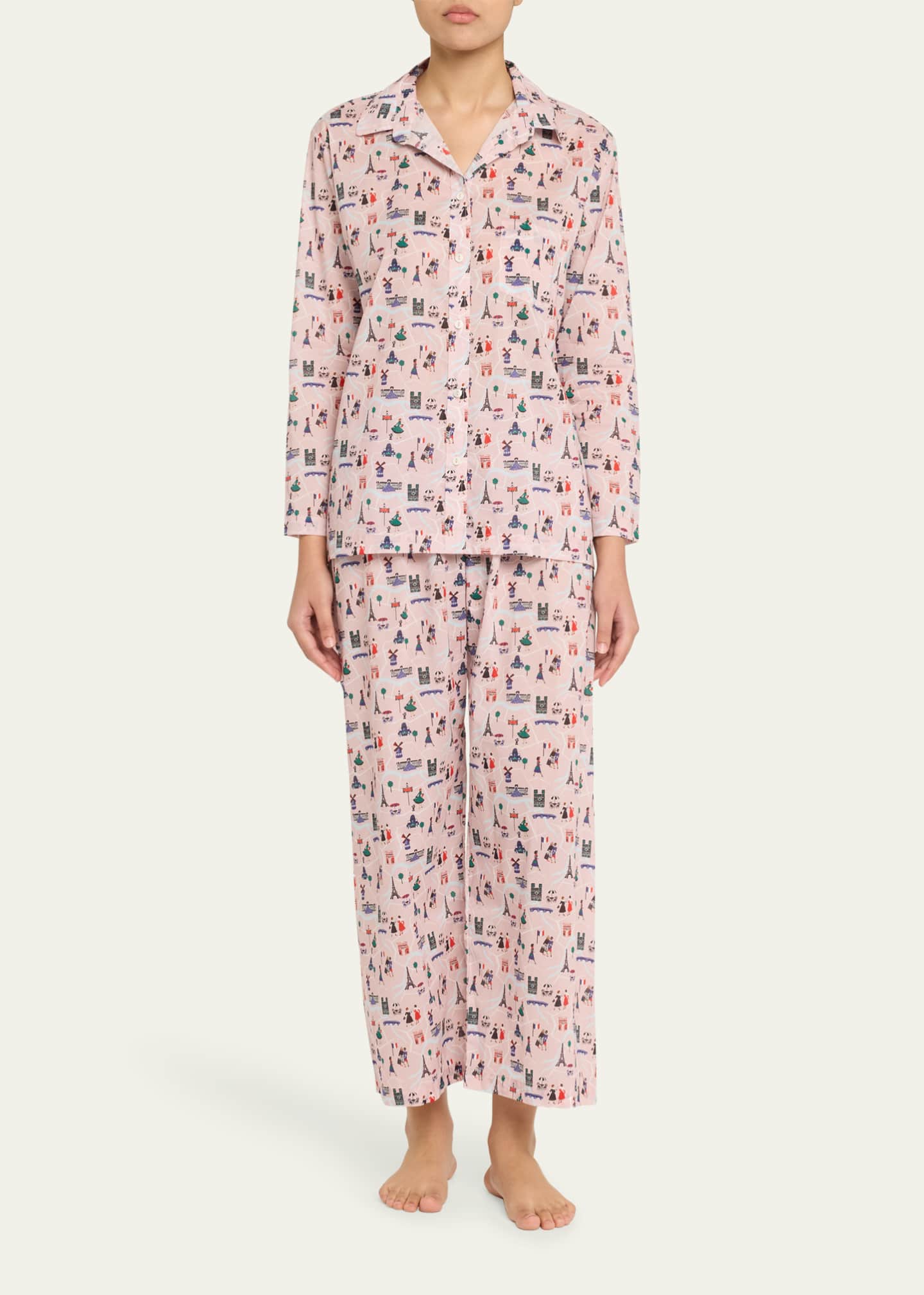Pour Les Femmes Paris Novelty Pajama Set Image 2 of 5