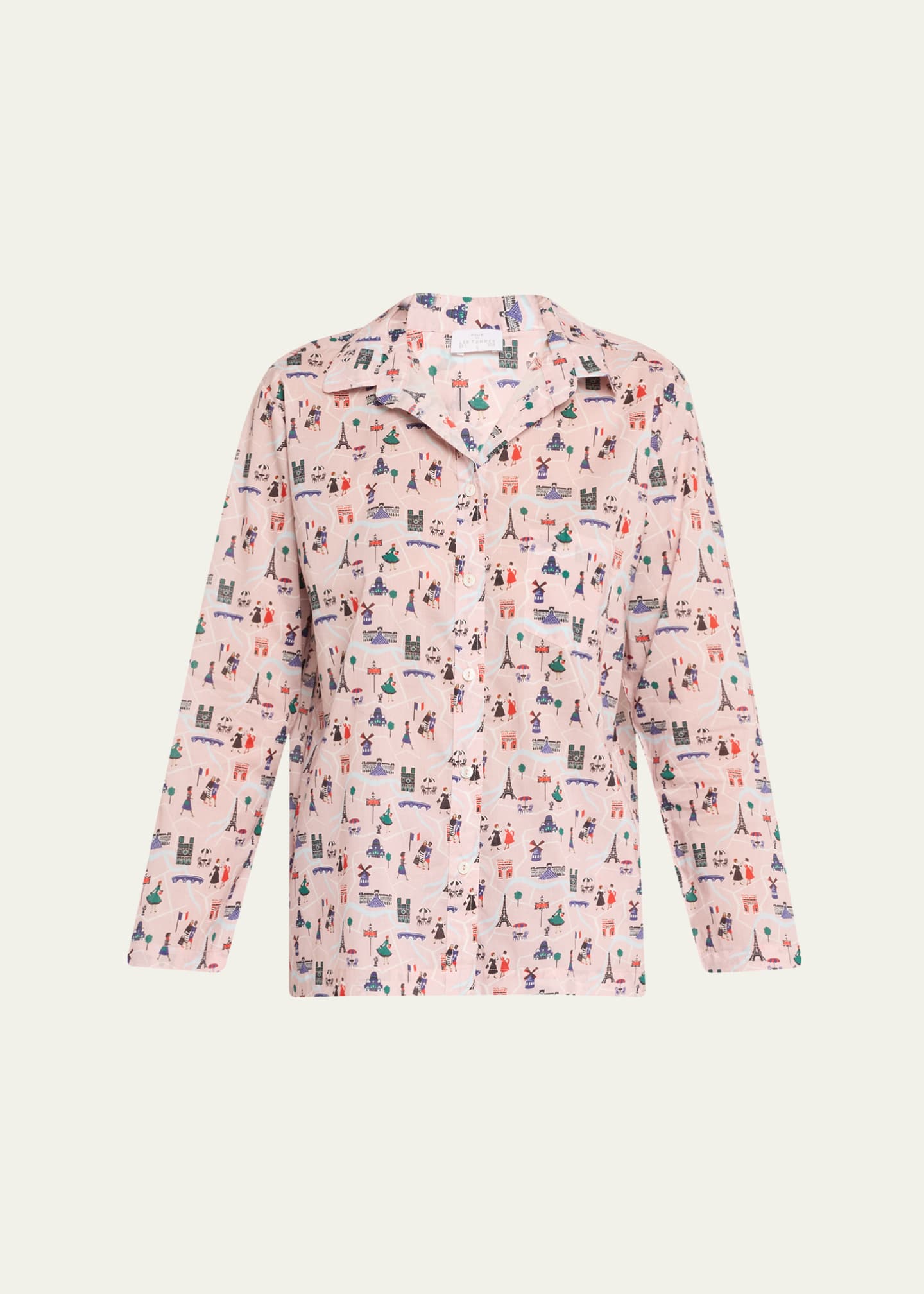 Pour Les Femmes Paris Novelty Pajama Set Image 1 of 5