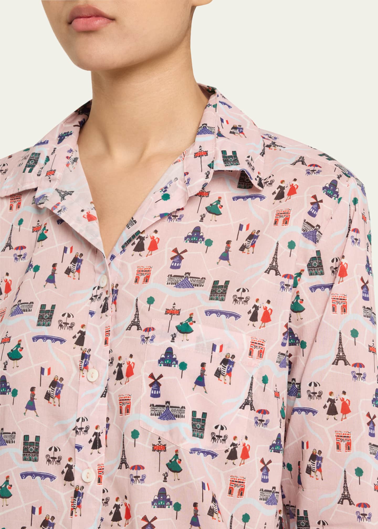 Pour Les Femmes Paris Novelty Pajama Set Image 5 of 5