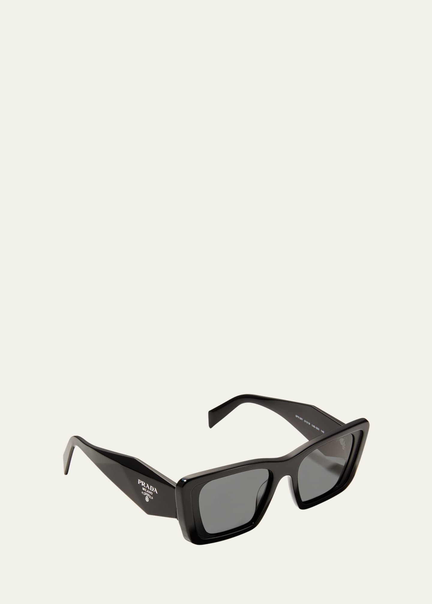 Prada Marble Acetate Butterfly Sunglasses - Bergdorf Goodman