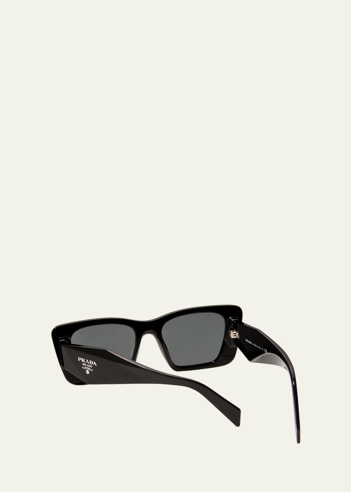 Prada Marble Acetate Butterfly Sunglasses - Bergdorf Goodman