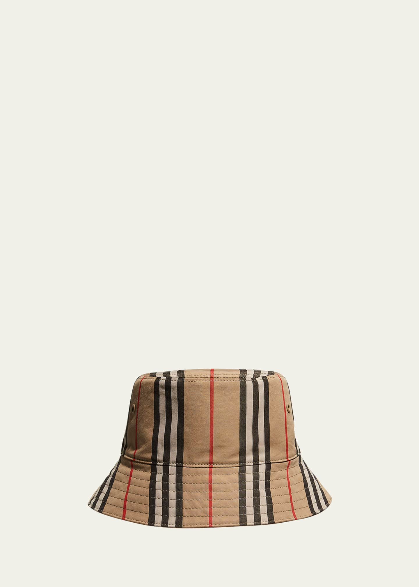 Burberry Reversible Icon Stripe Bucket Hat - Bergdorf Goodman