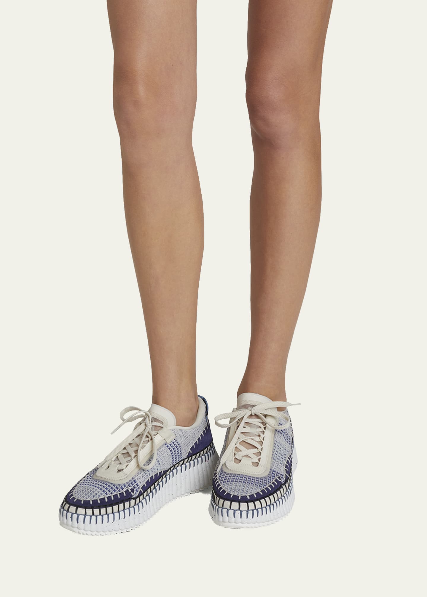 Chloe Nama Stitch Walking Sneakers Image 2 of 6