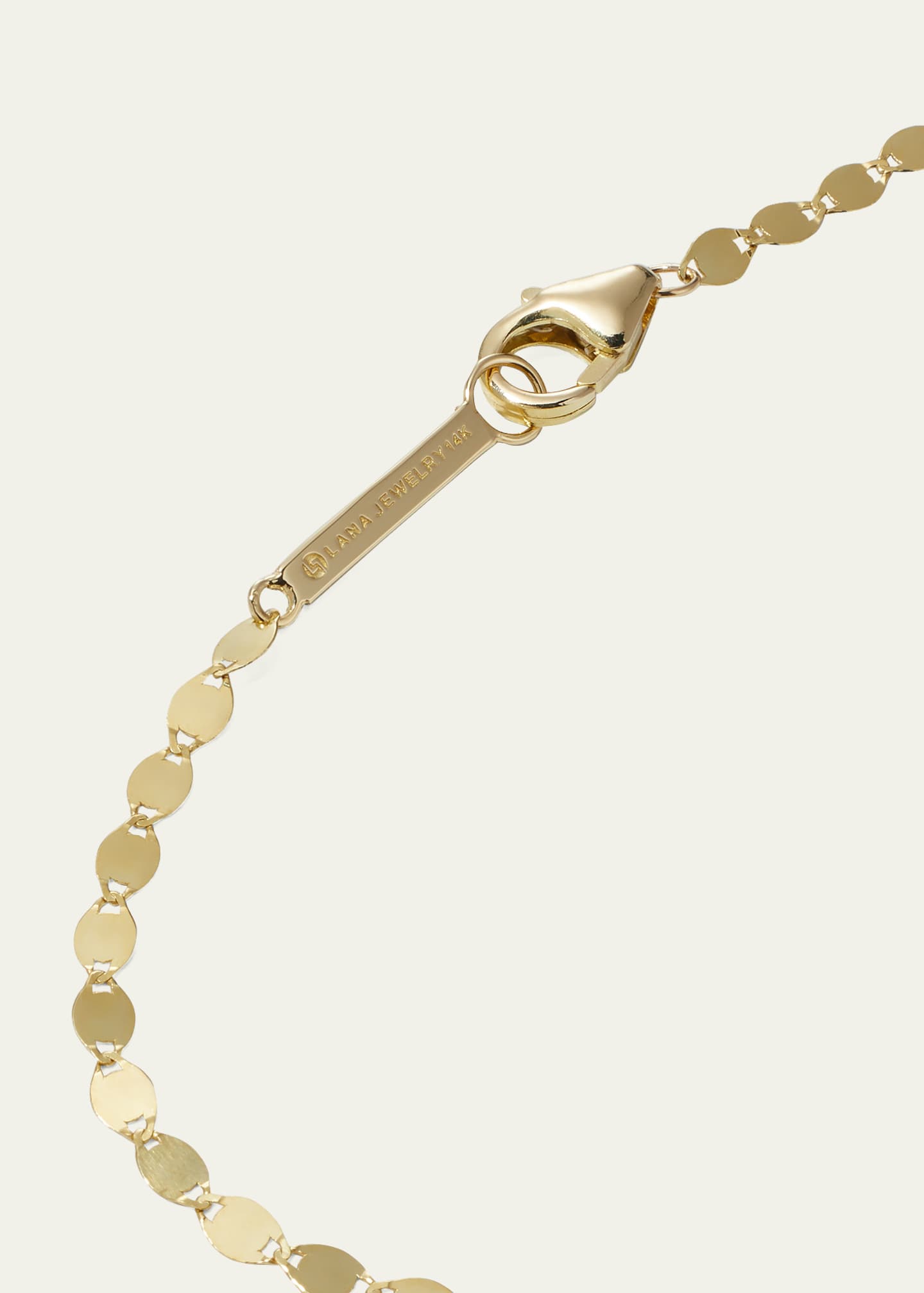 Lana Micro Cursive Initial Bracelet Image 4 of 4