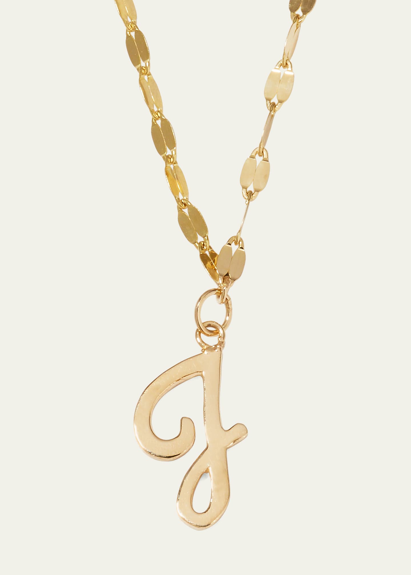 Lana Micro Cursive Initial Necklace