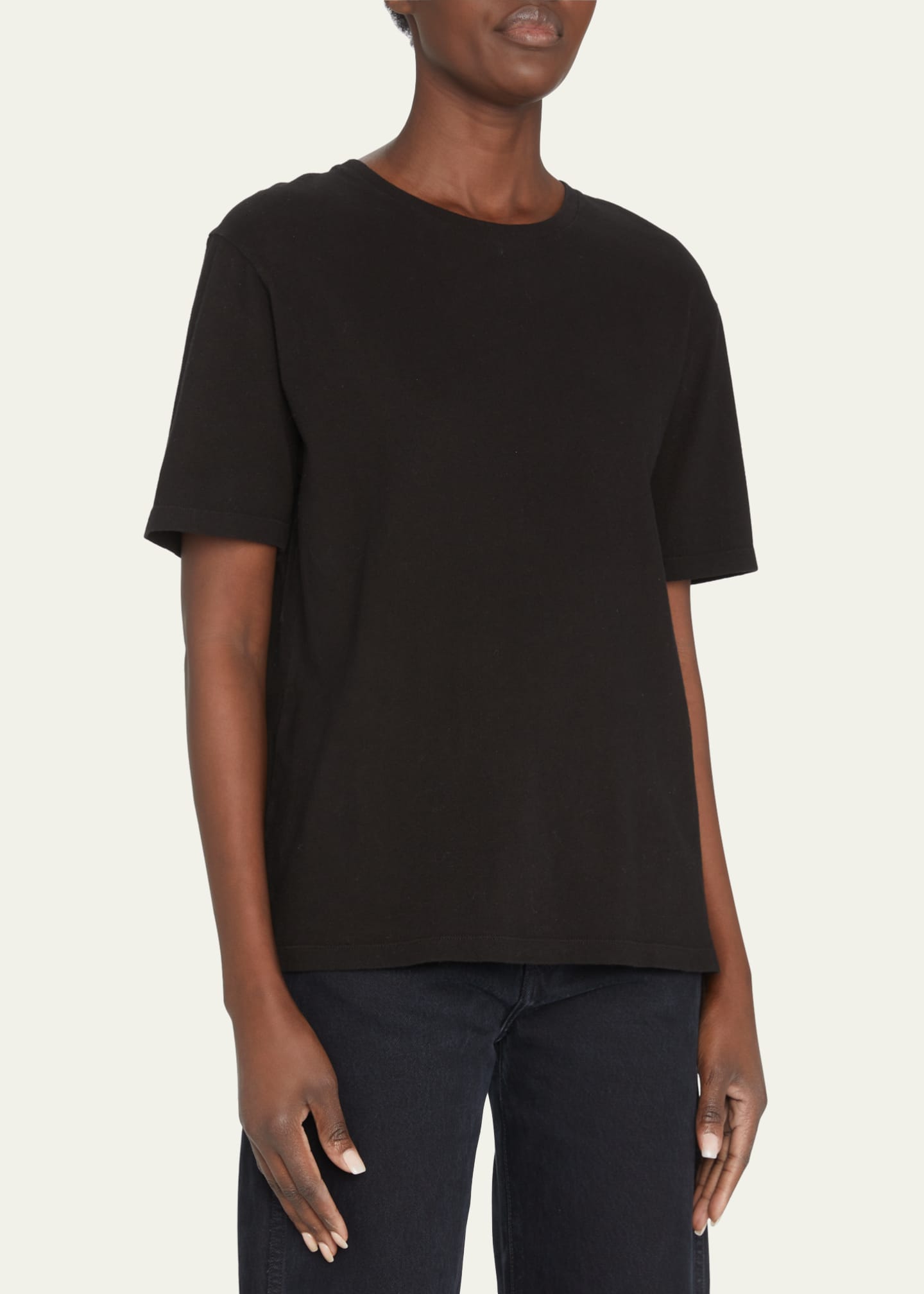 Khaite Mae Short Sleeve T-Shirt - Bergdorf Goodman