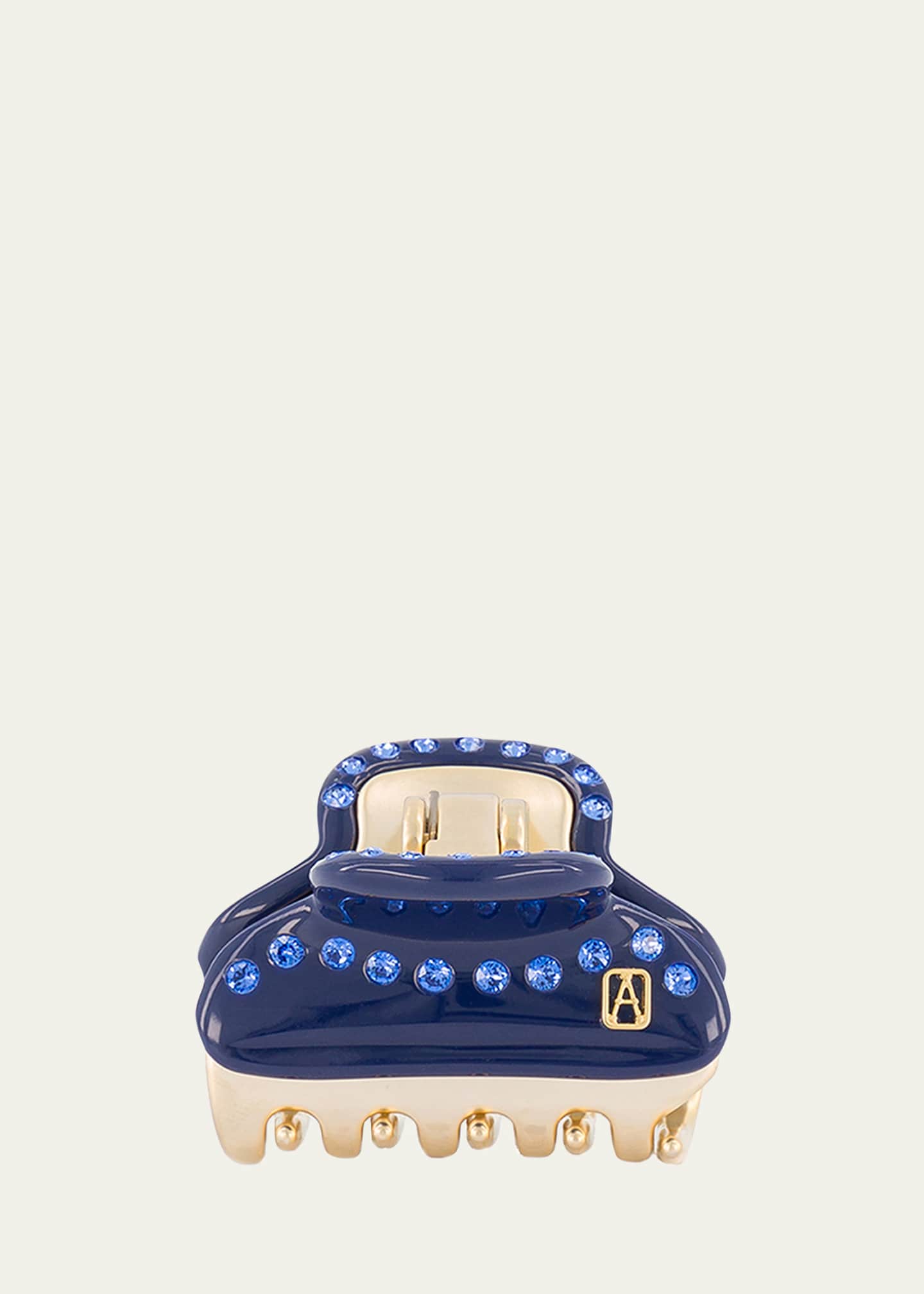 正式的 ALEXANDRE DE PARIS WATER DROP 甘辛く クリスタル クリップ ヘアアクセサリー
