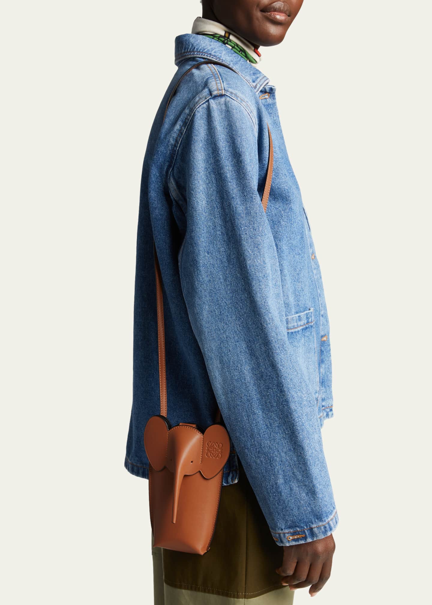 Loewe elephant pouch sales