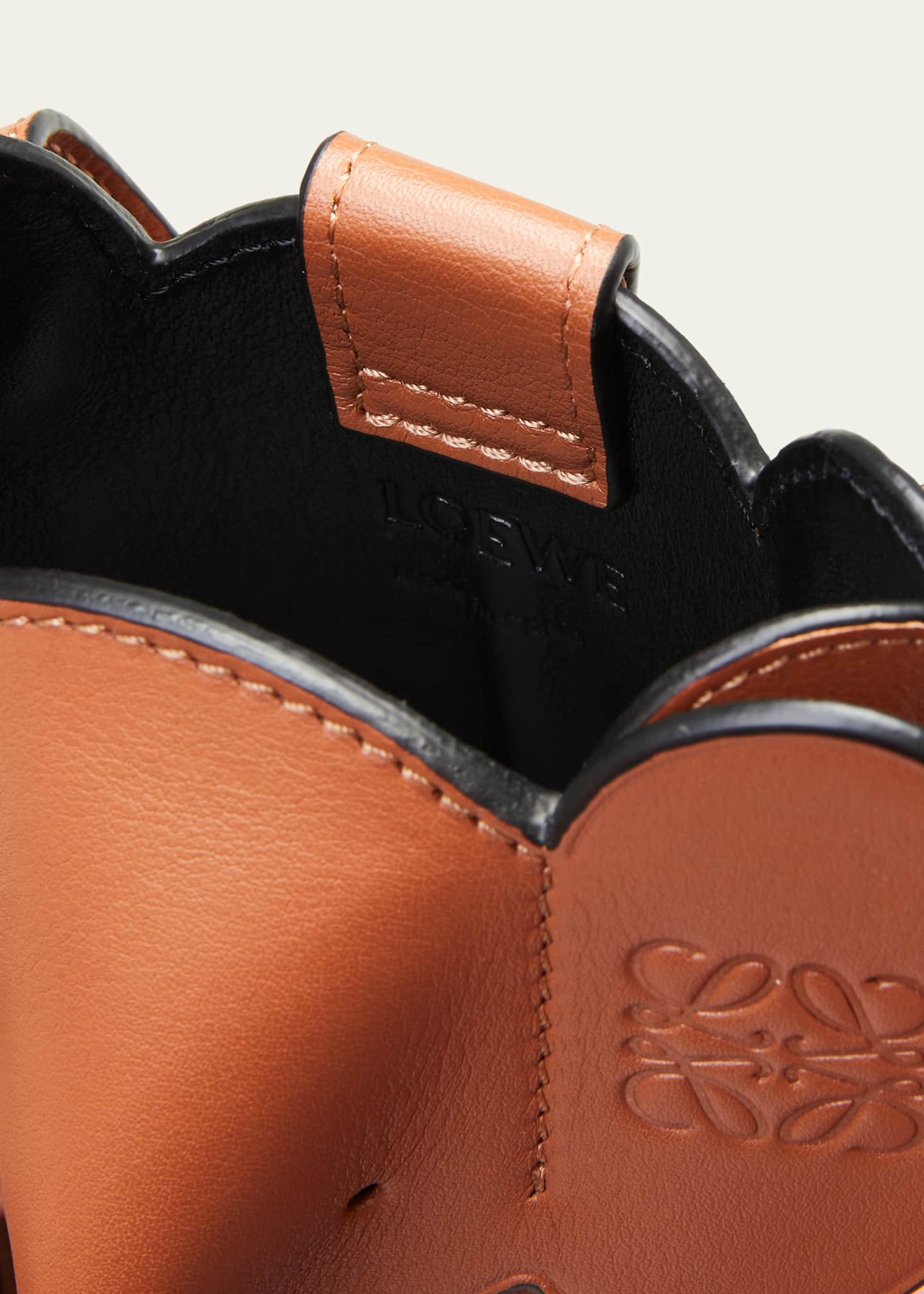 Loewe Elephant Pocket in Leather with Strap - Bergdorf Goodman