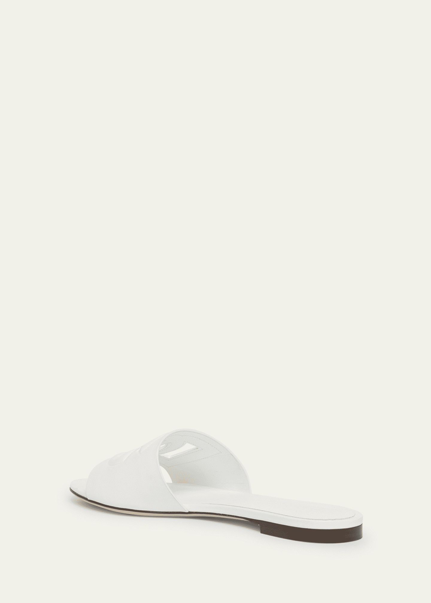 Dolce&Gabbana Cutout DG Flat Slide Sandals Image 4 of 6