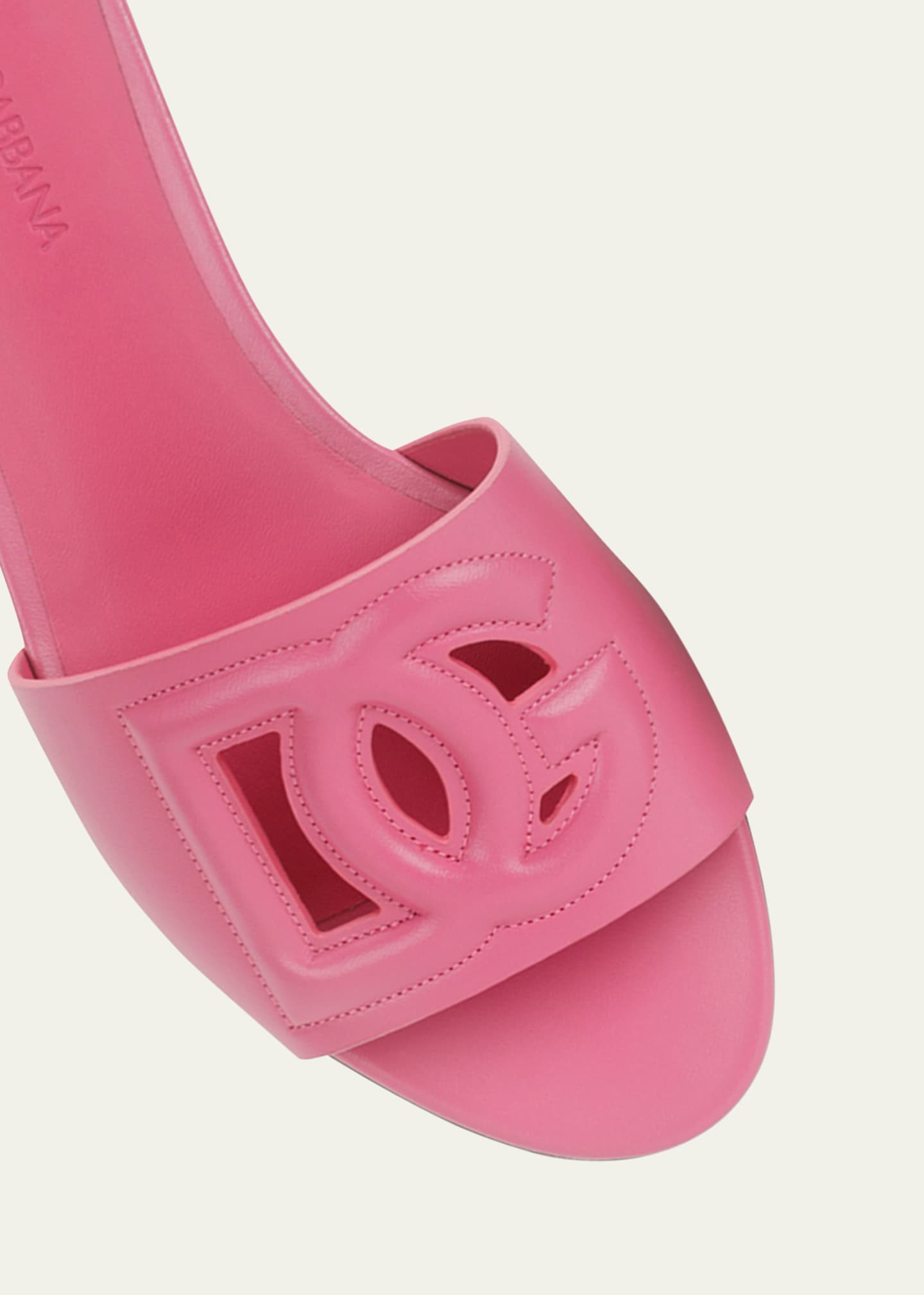 Cutout DG Flat Slide Sandals