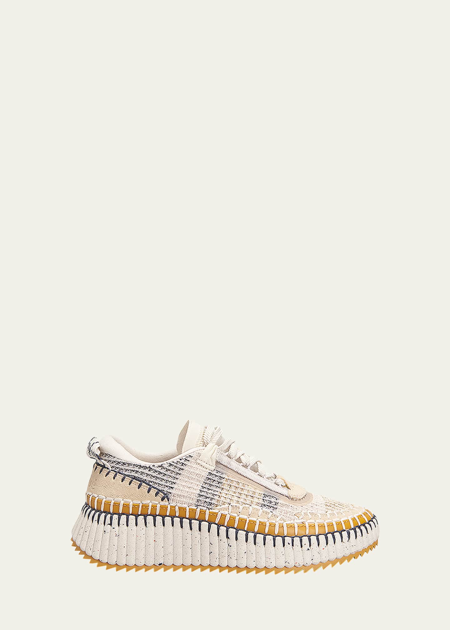 Chloe Nama Stitch Walking Sneakers - Bergdorf Goodman