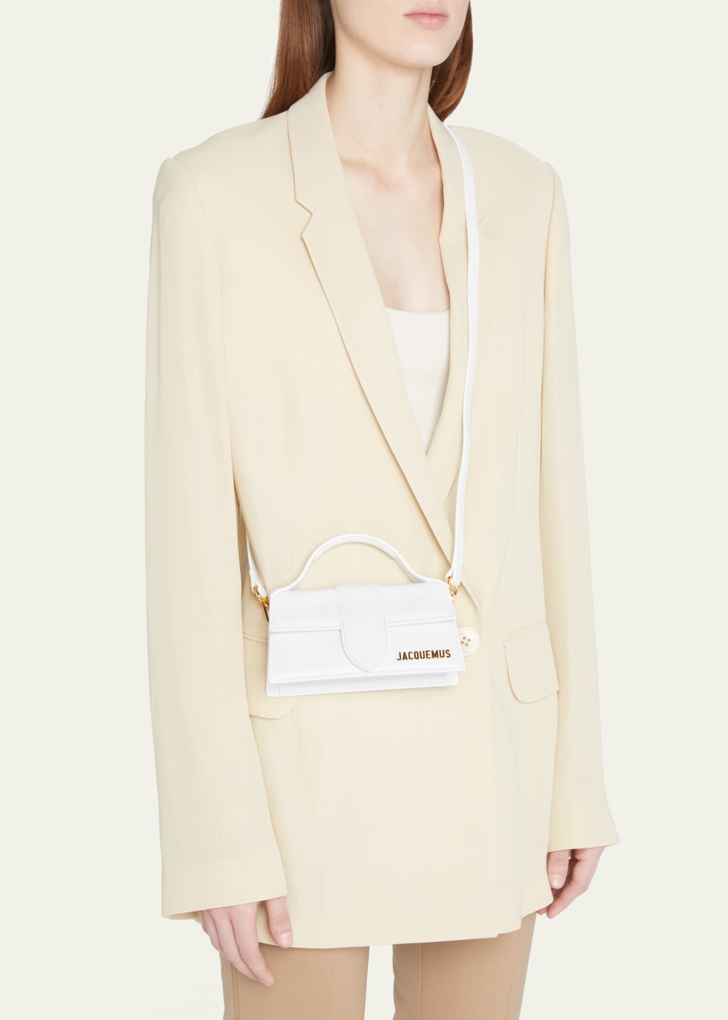 Jacquemus Le Bambino Leather Satchel Bag Bergdorf Goodman