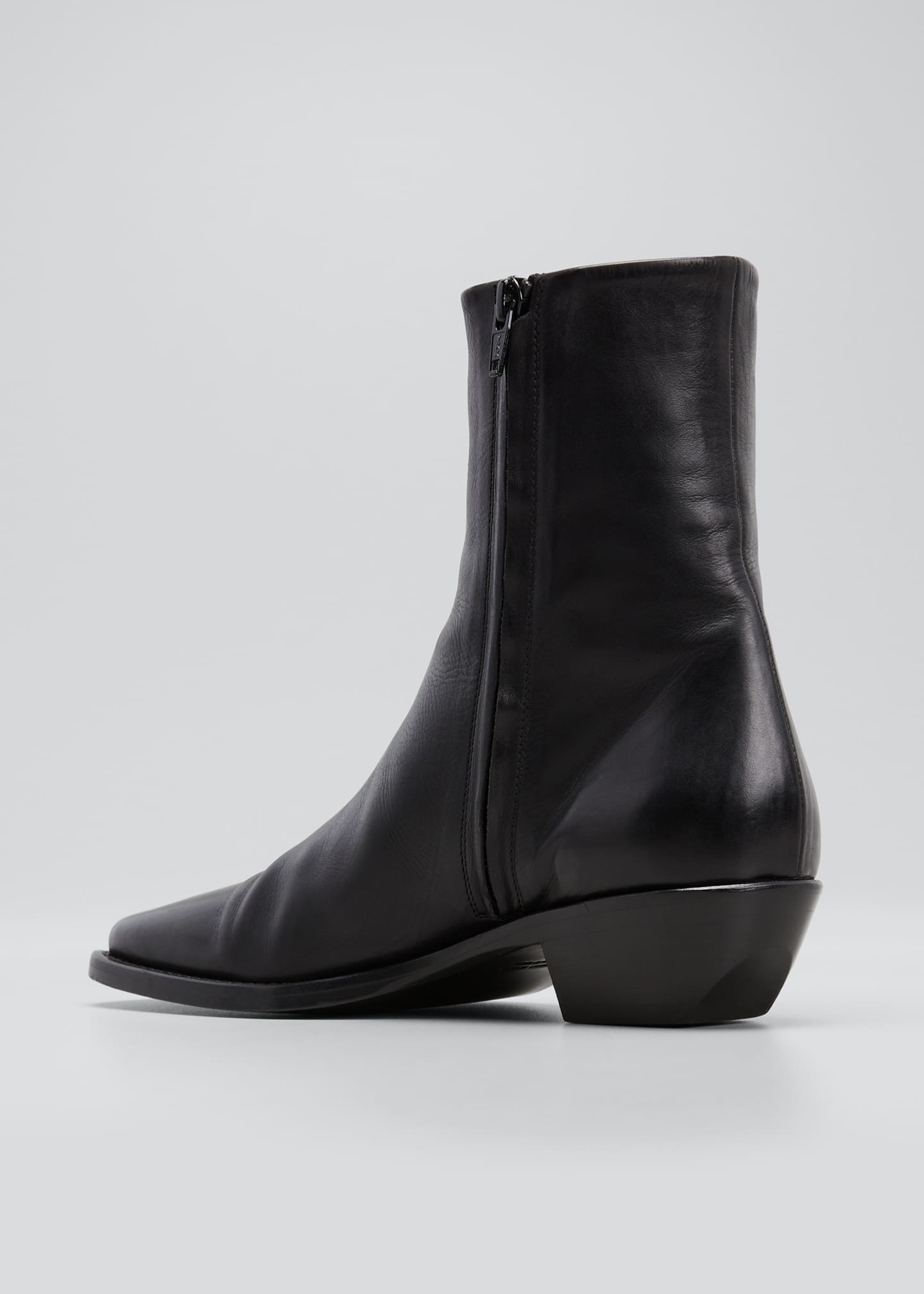 Khaite Wooster Calfskin Ankle Boots - Bergdorf Goodman