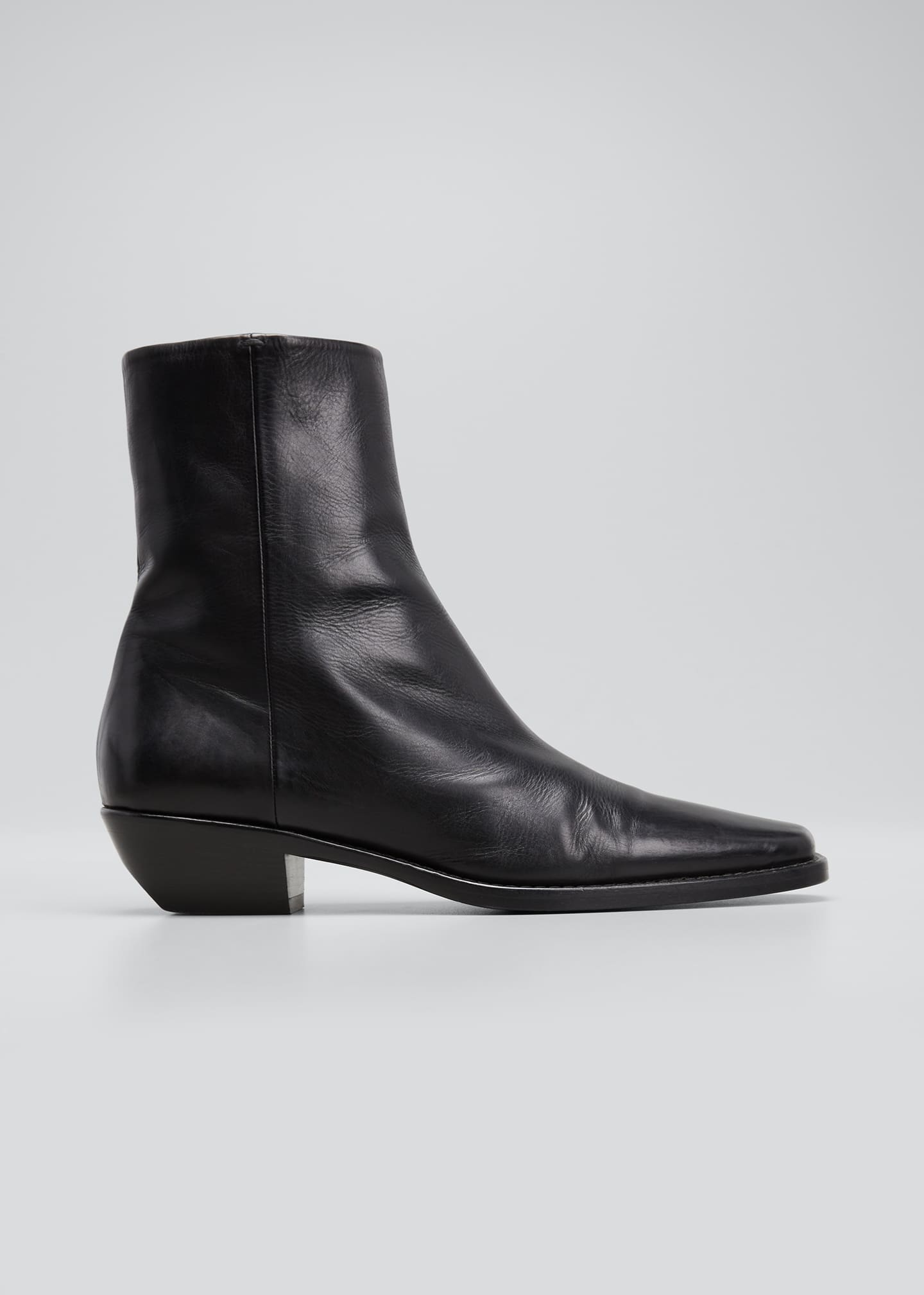 Khaite Wooster Calfskin Ankle Boots - Bergdorf Goodman