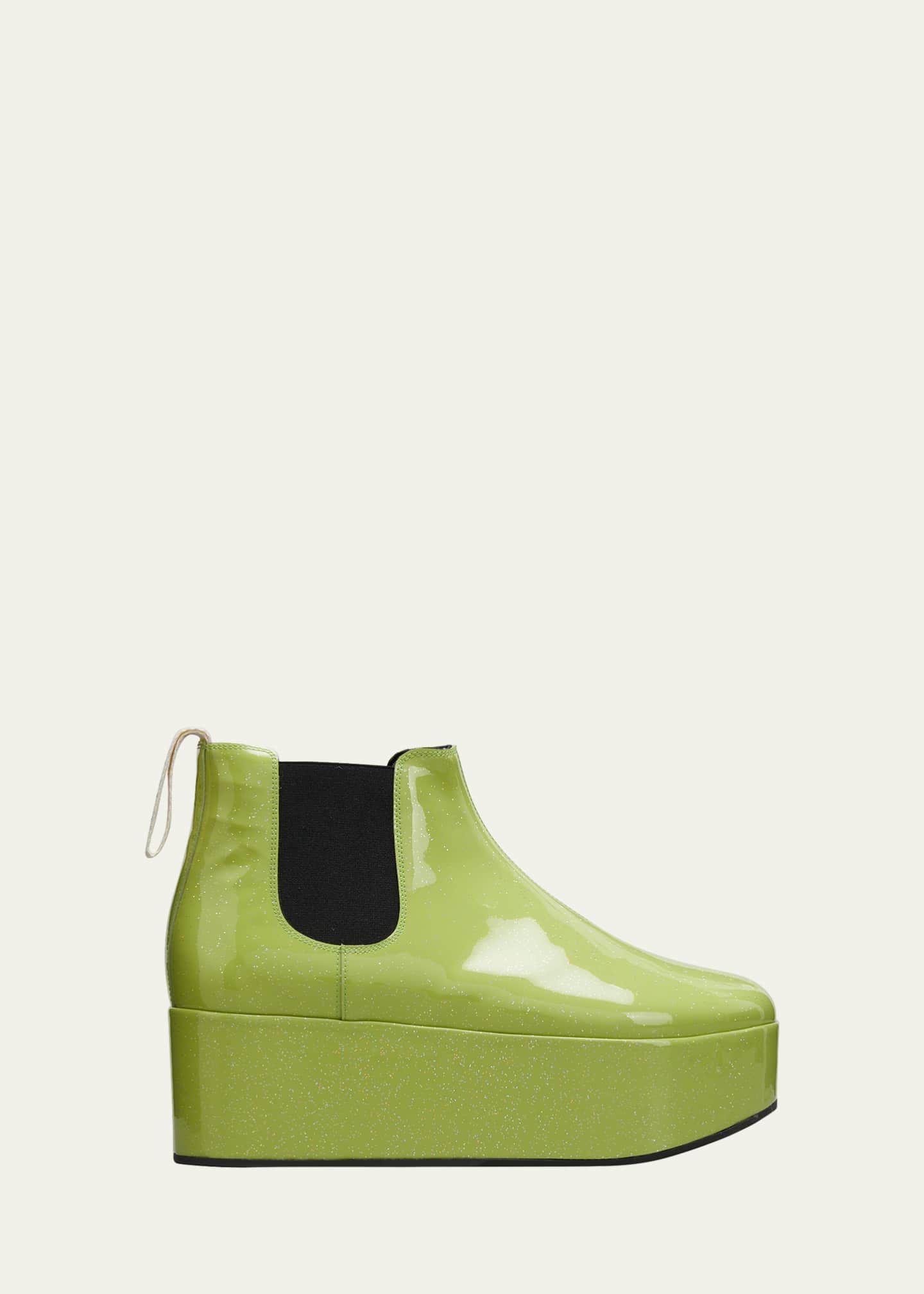 Loewe Calfskin Wedge Platform Chelsea Boots Bergdorf Goodman