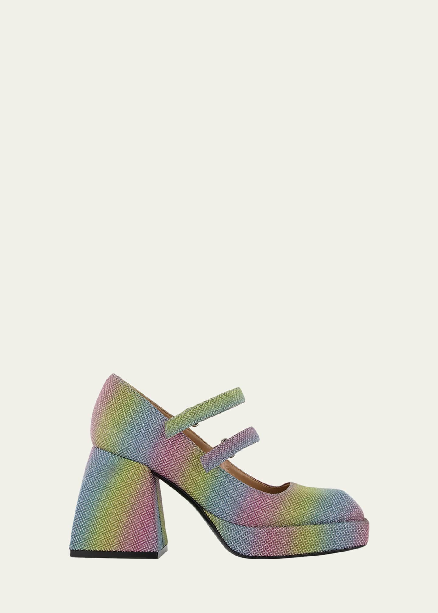 rainbow platform pumps