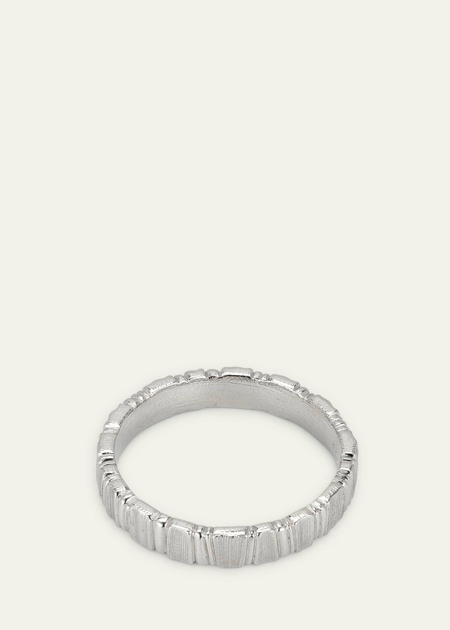 Alex Sepkus Keystone Band in Platinum, 4.5mm Image 4 of 4
