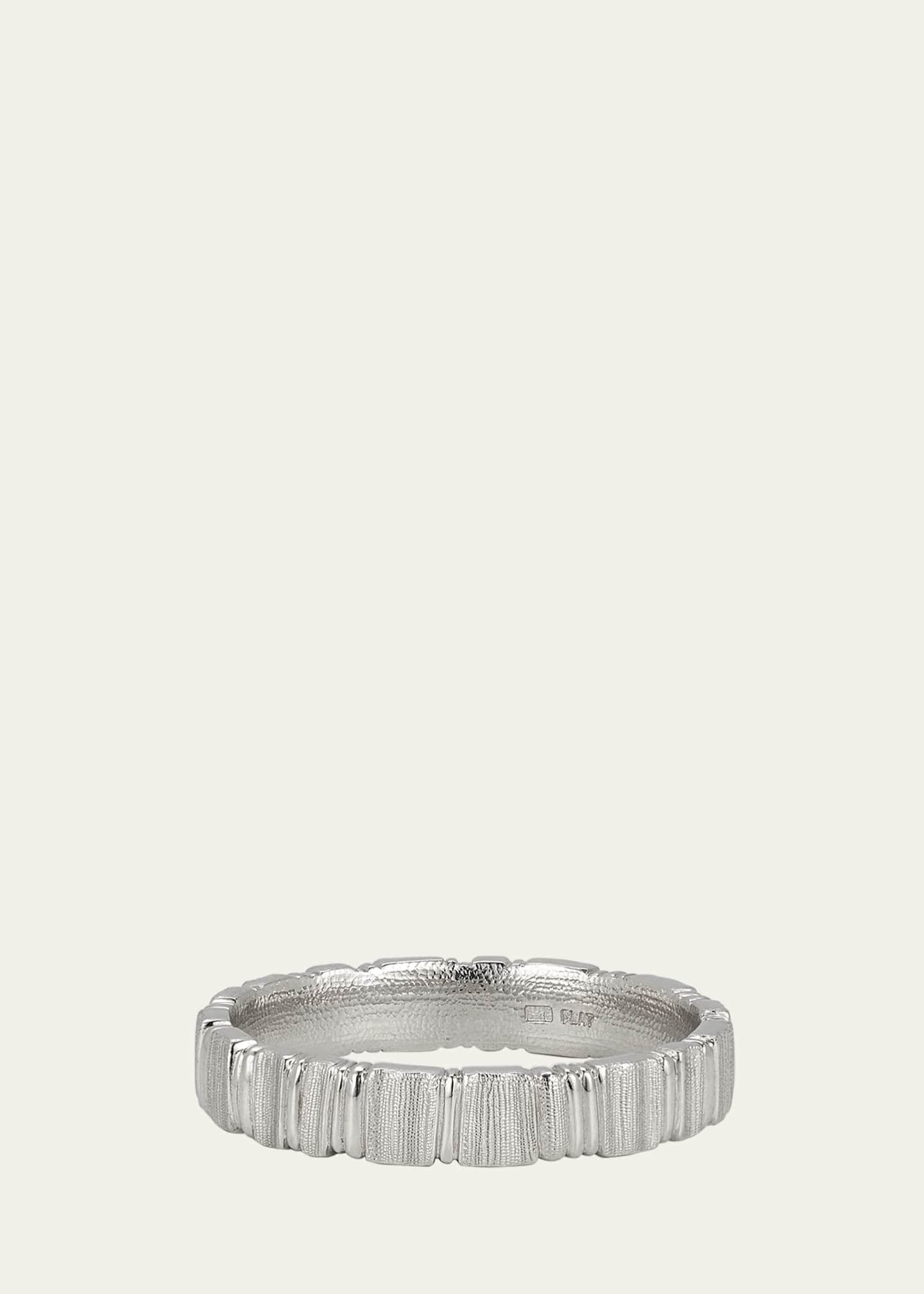 Alex Sepkus Keystone Band in Platinum, 4.5mm Image 1 of 4