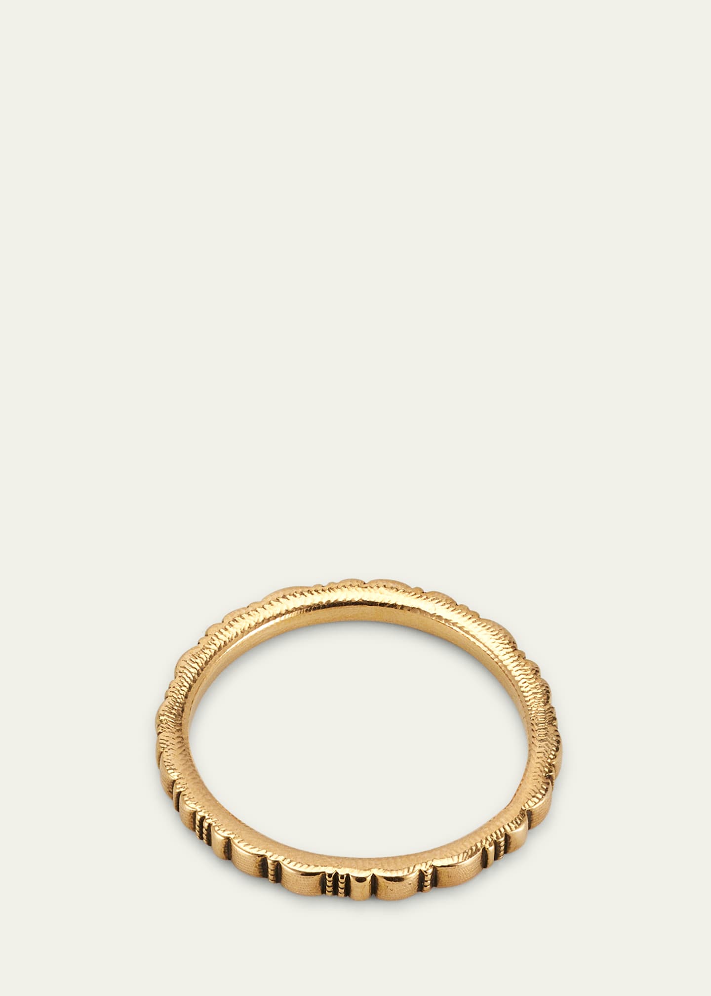 Alex Sepkus 18K Yellow Gold Ridges Band Ring Image 4 of 4