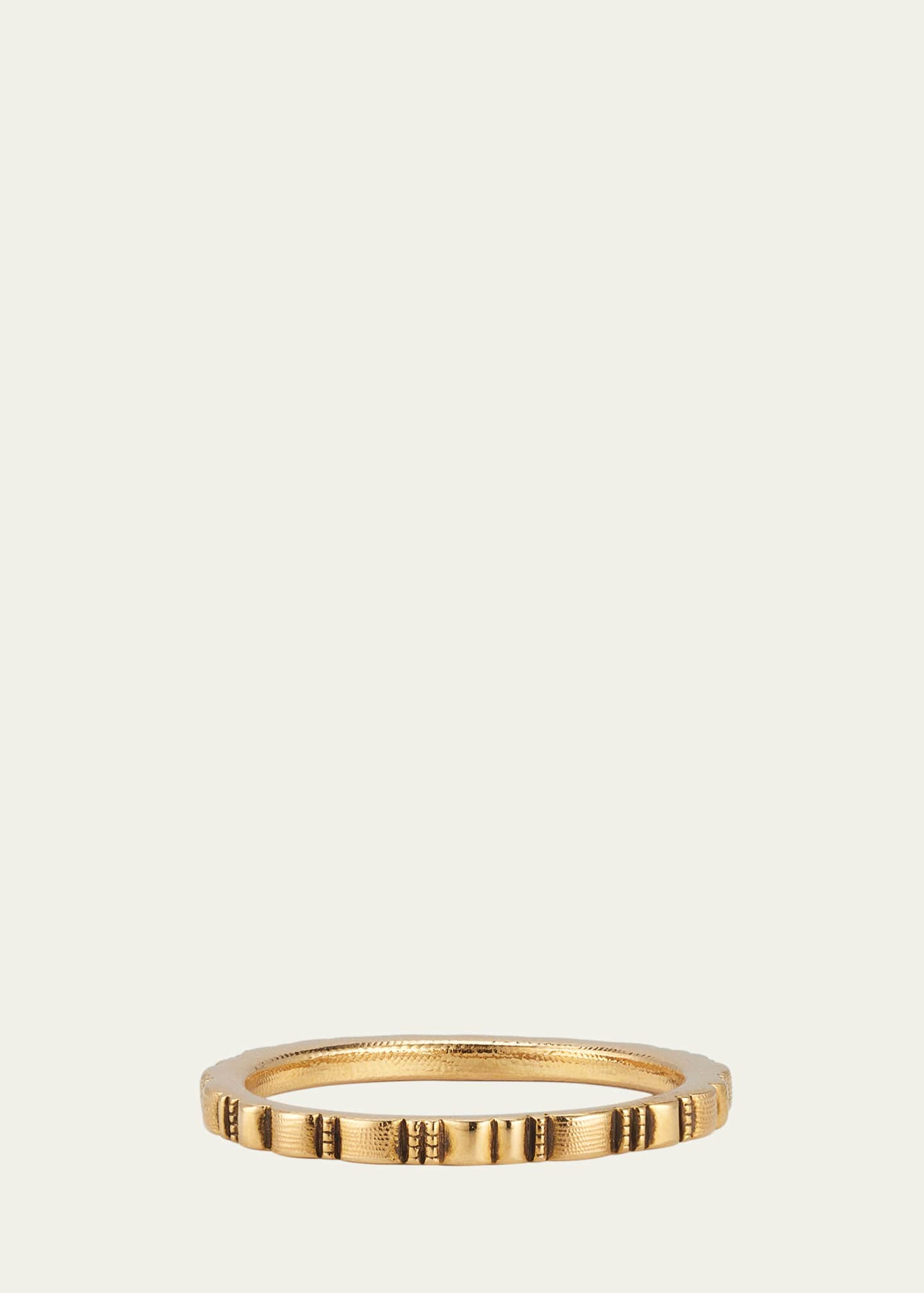 Alex Sepkus 18K Yellow Gold Ridges Band Ring Image 1 of 4