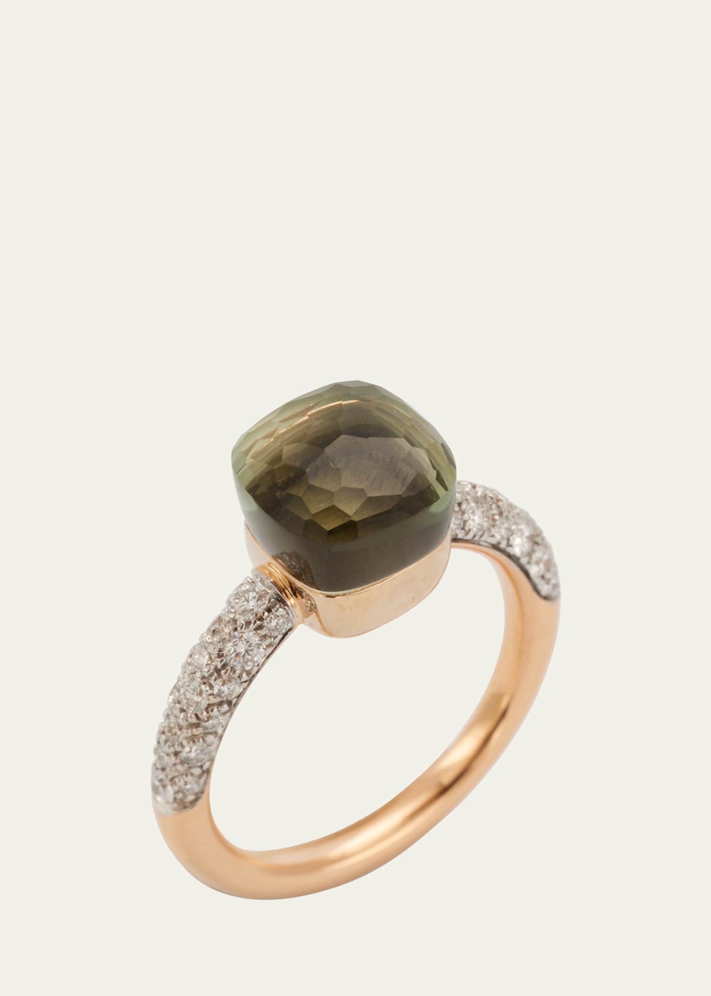 Pomellato Nudo Petit 18K Gold Ring with Prasiolite Image 3 of 5