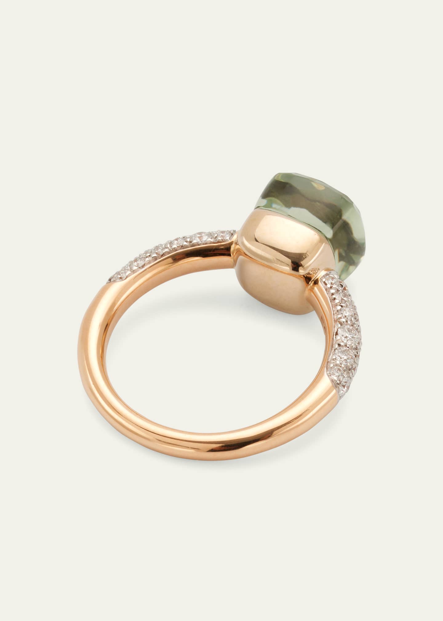 Pomellato Nudo Petit 18K Gold Ring with Prasiolite Image 4 of 5