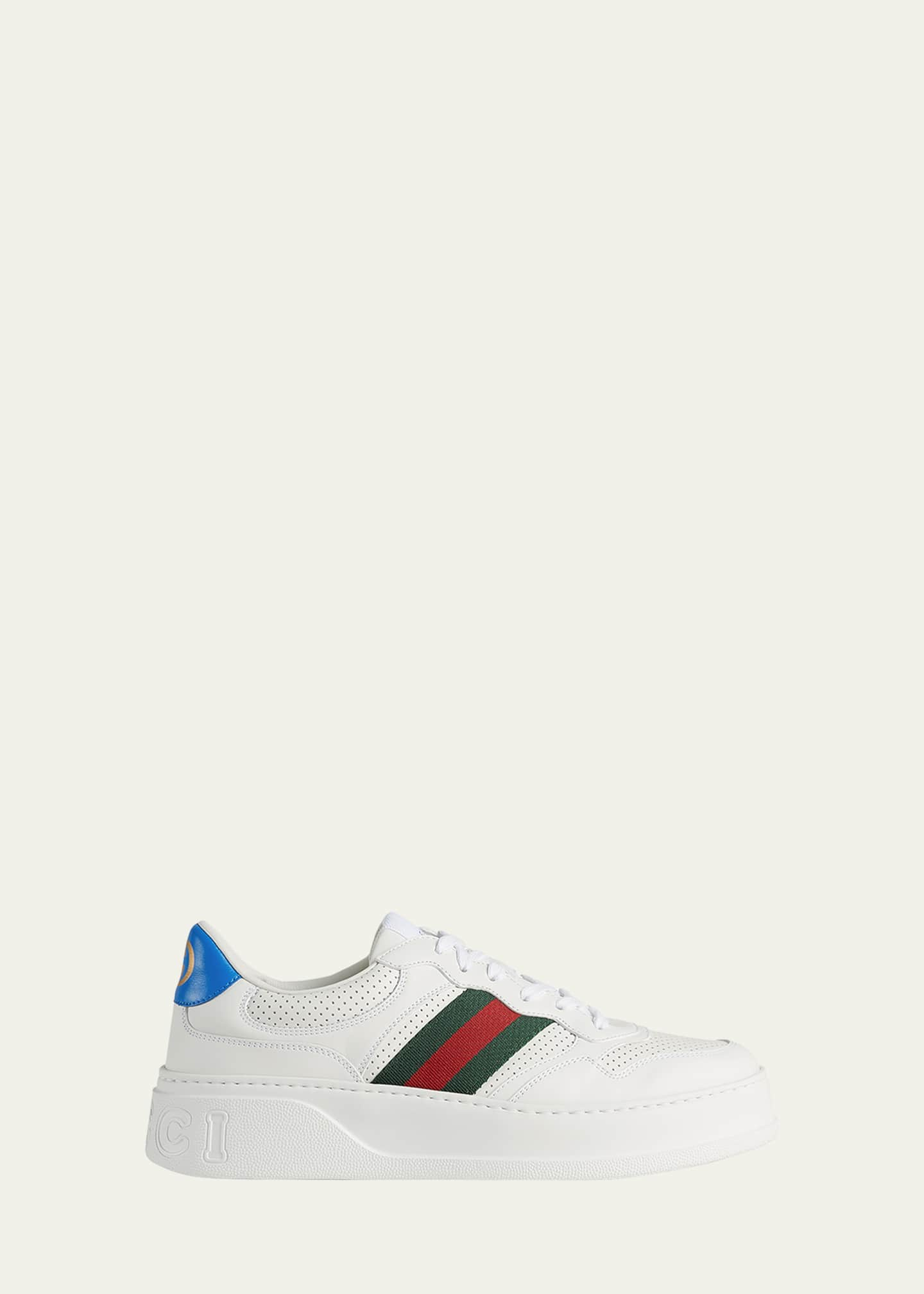 Gucci Men's Chunky B Web Low-Top Sneakers - Bergdorf Goodman