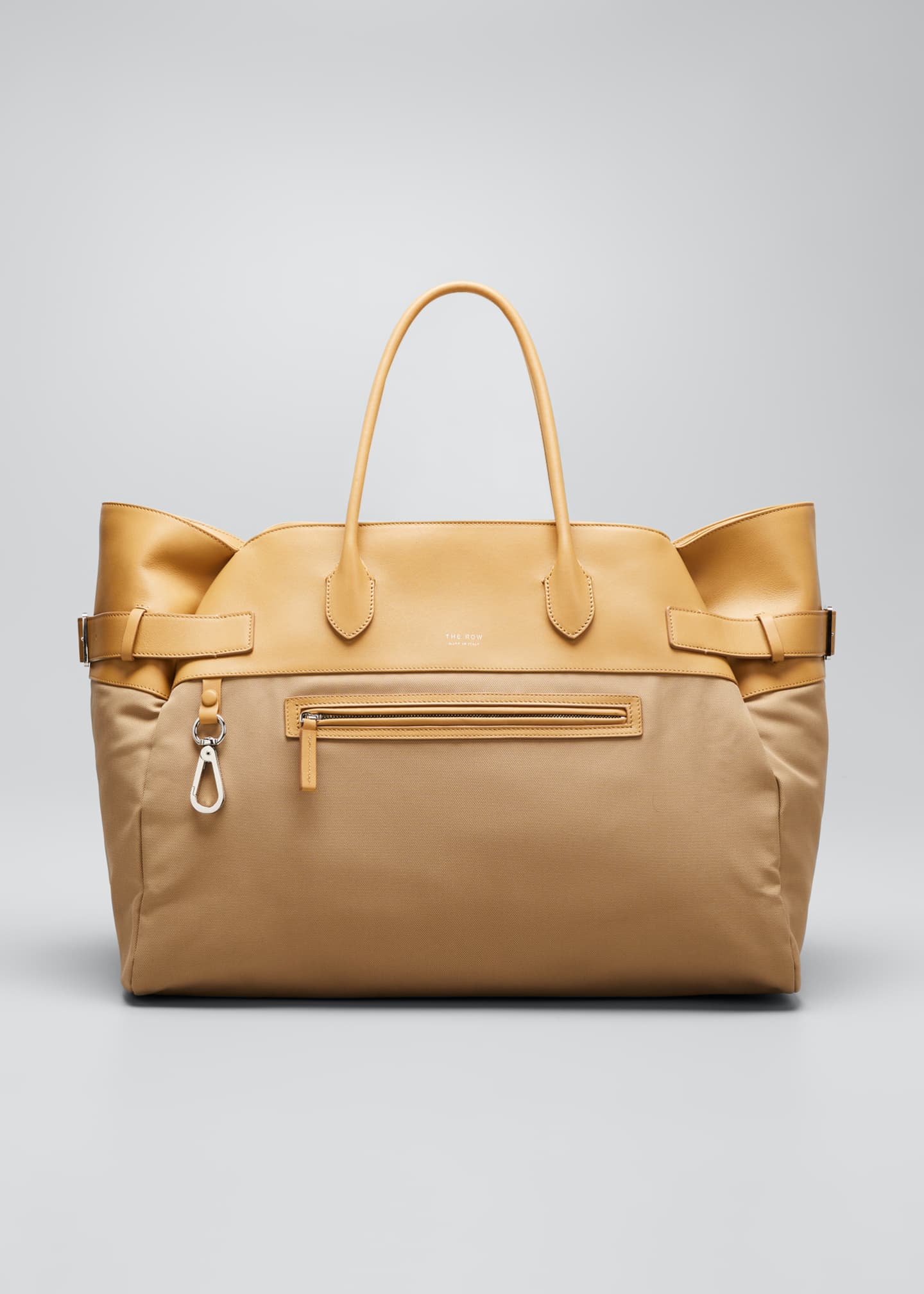 THE ROW Margaux 17 Inside Out Tote Bag in Nylon and Calf Leather 