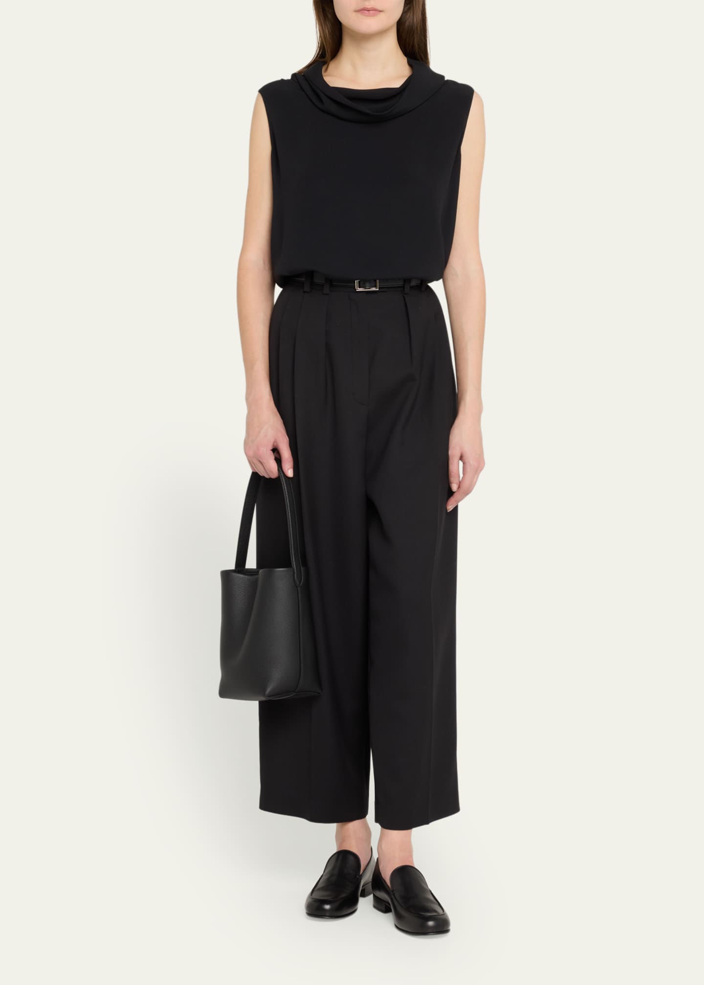 N/S Park Tote Small in Lux Grained Calfksin