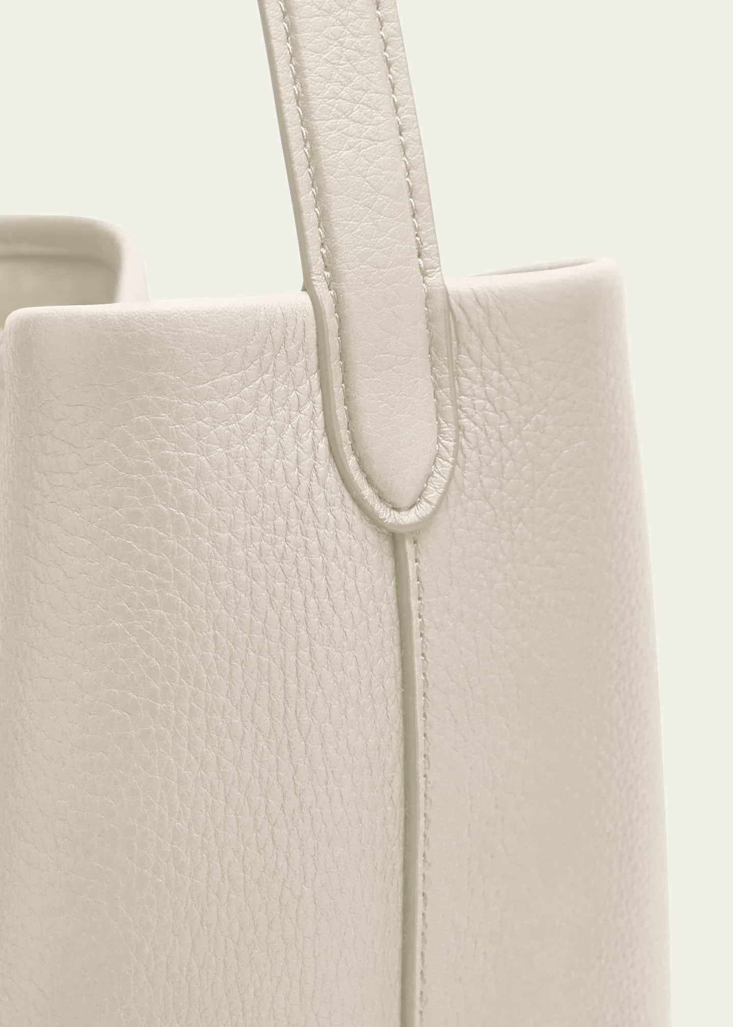 THE ROW N/S Park Tote Medium in Lux Grained Calfksin