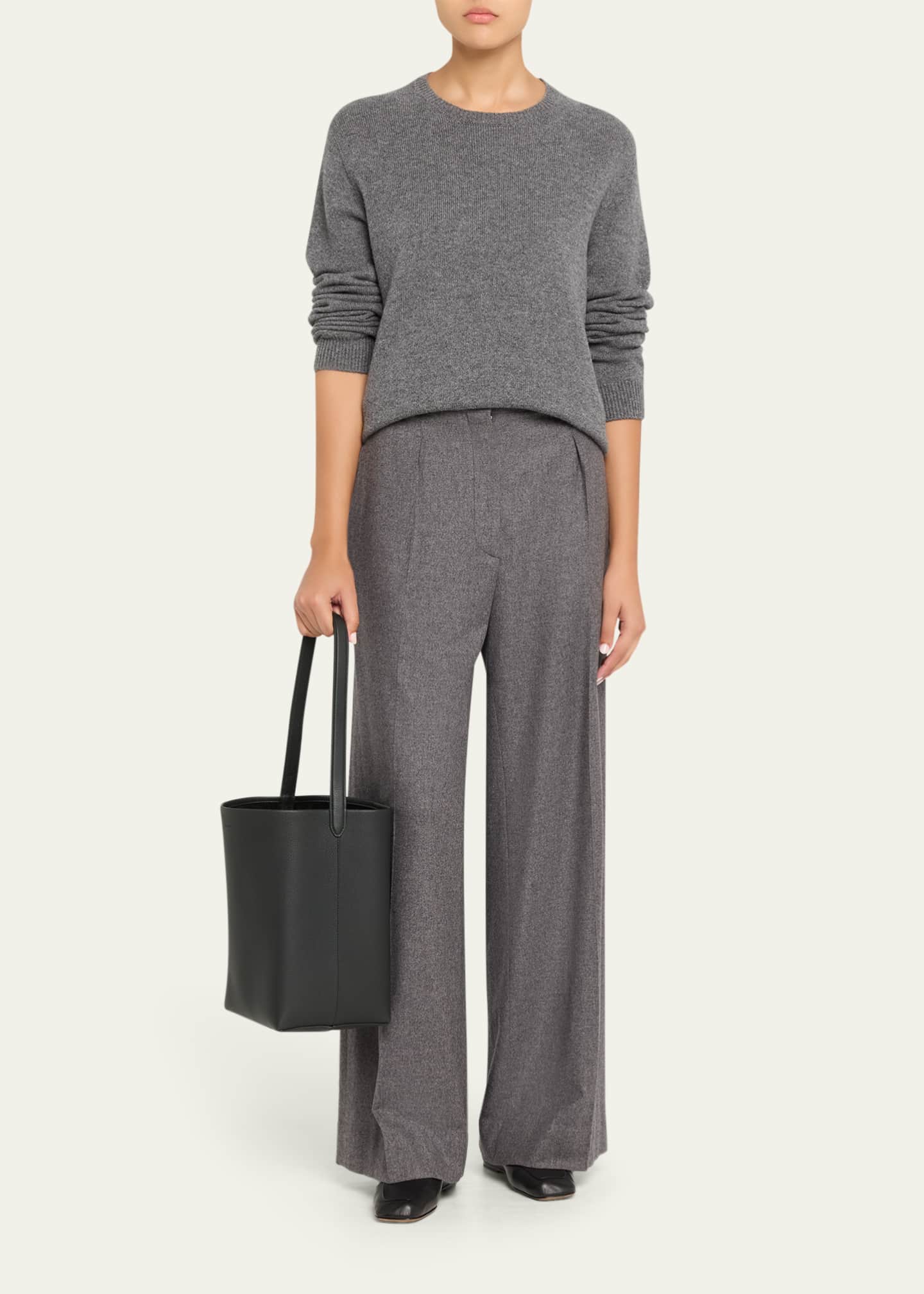 N/S Park Tote Medium in Lux Grained Calfksin