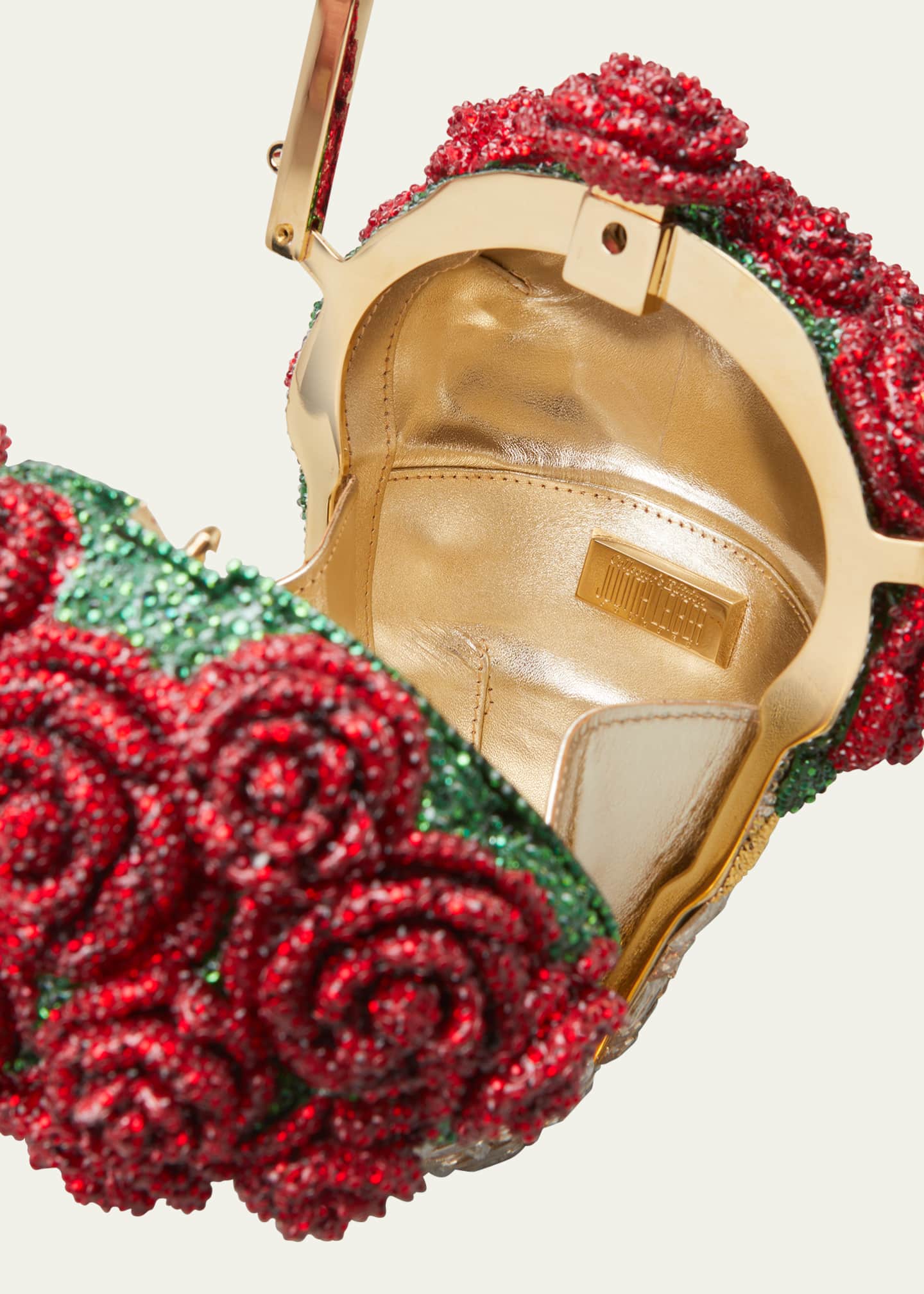 Judith Leiber - Stop and smell the roses with the Rose American Beauty bag.  #JudithLeiberCouture