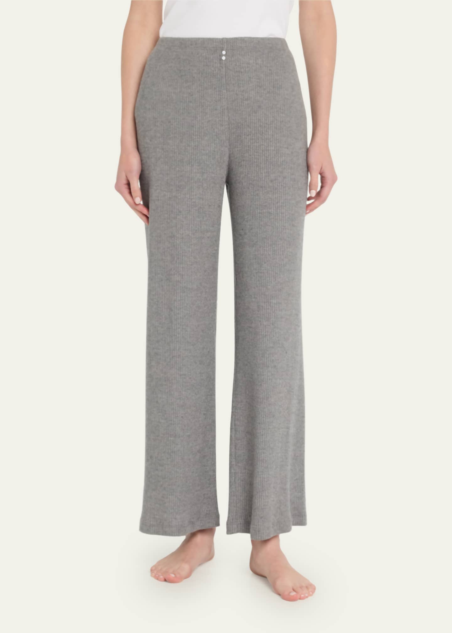 Andine Soleil High-Rise Cropped Ribbed Pants Image 4 of 5