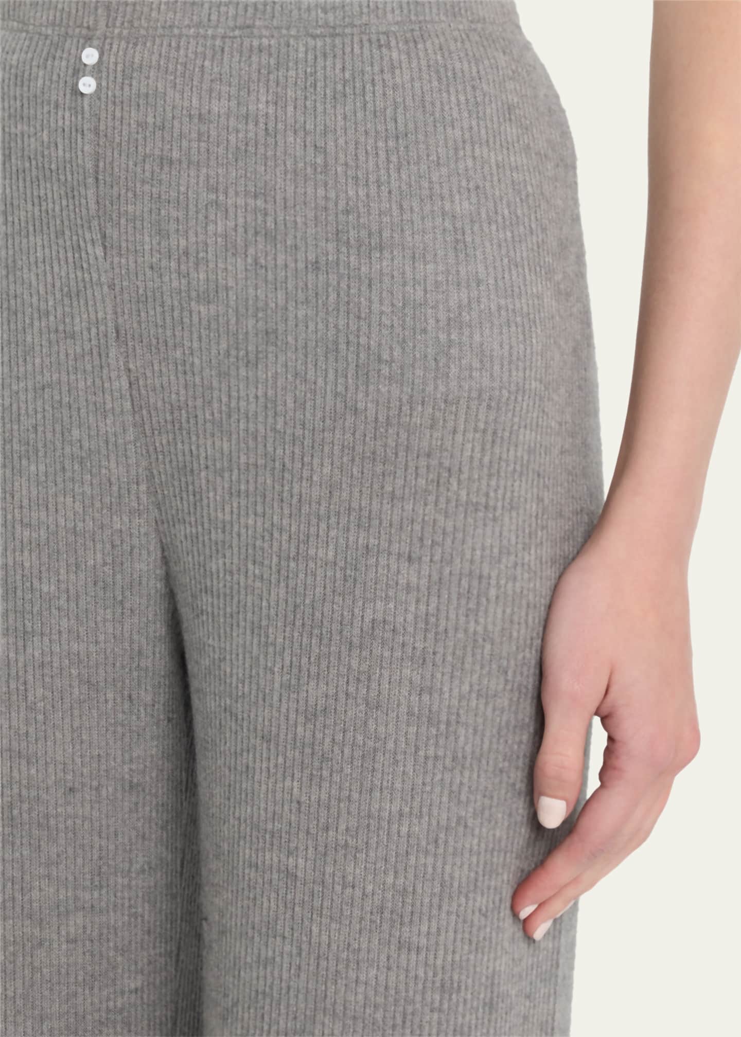 Andine Soleil High-Rise Cropped Ribbed Pants Image 5 of 5