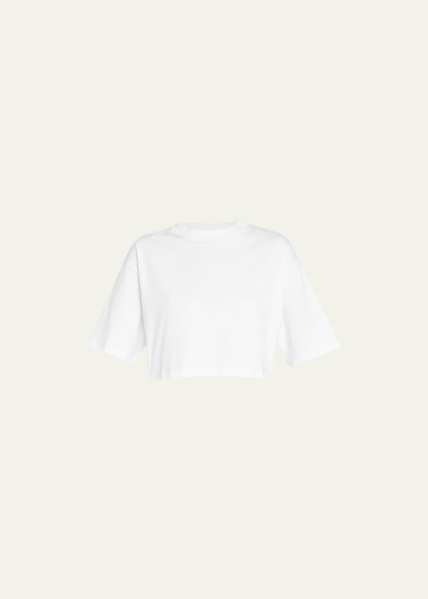 Loulou Studio Gupo Cropped T-Shirt - Bergdorf Goodman