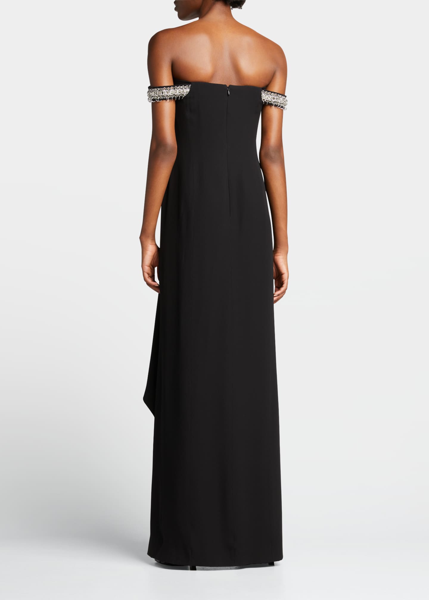 Givenchy Jeweled Strass Eyelet Off-The-Shoulder Gown - Bergdorf Goodman
