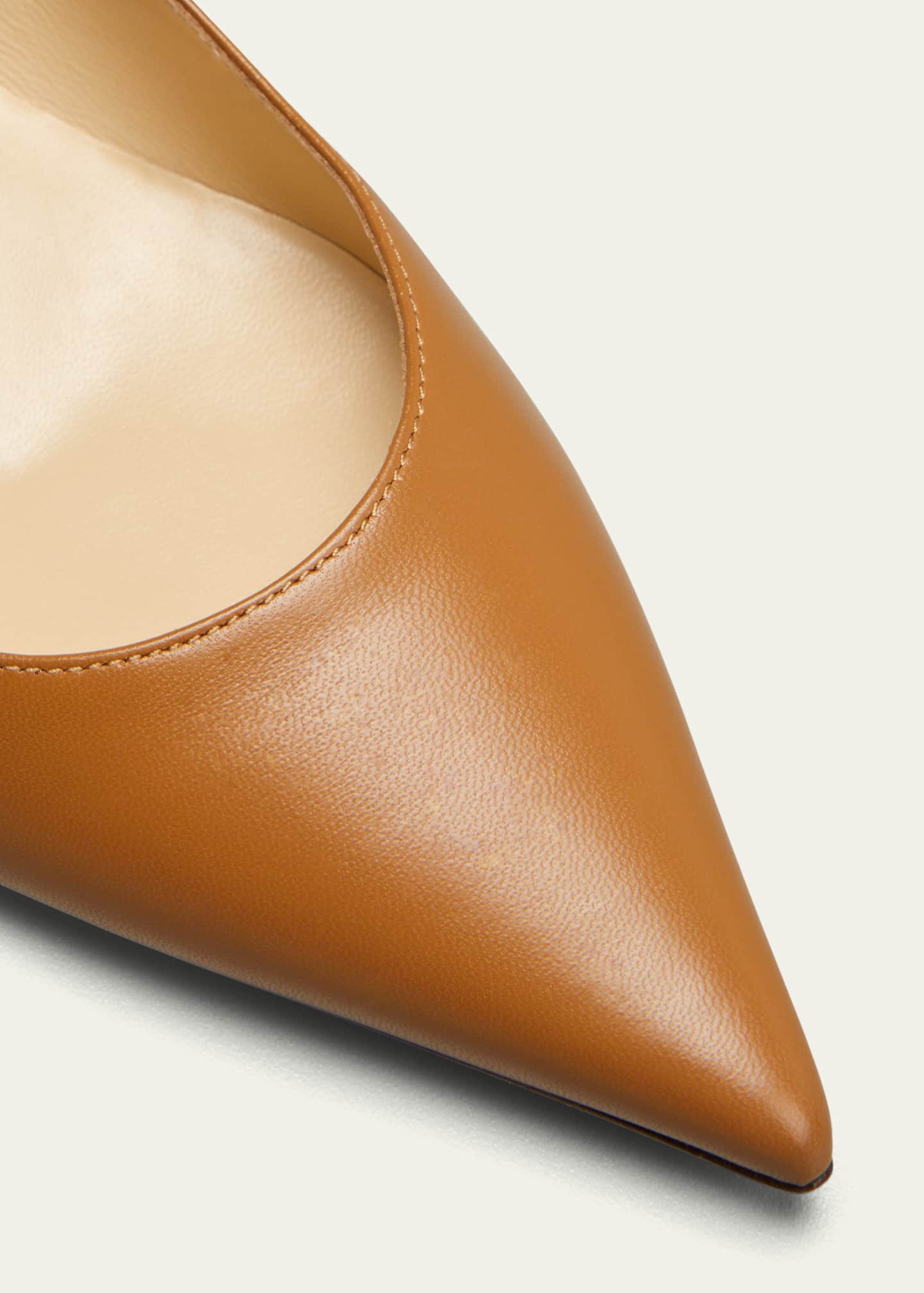 Jimmy Choo Amelia Leather Kitten-Heel Pumps - Bergdorf Goodman