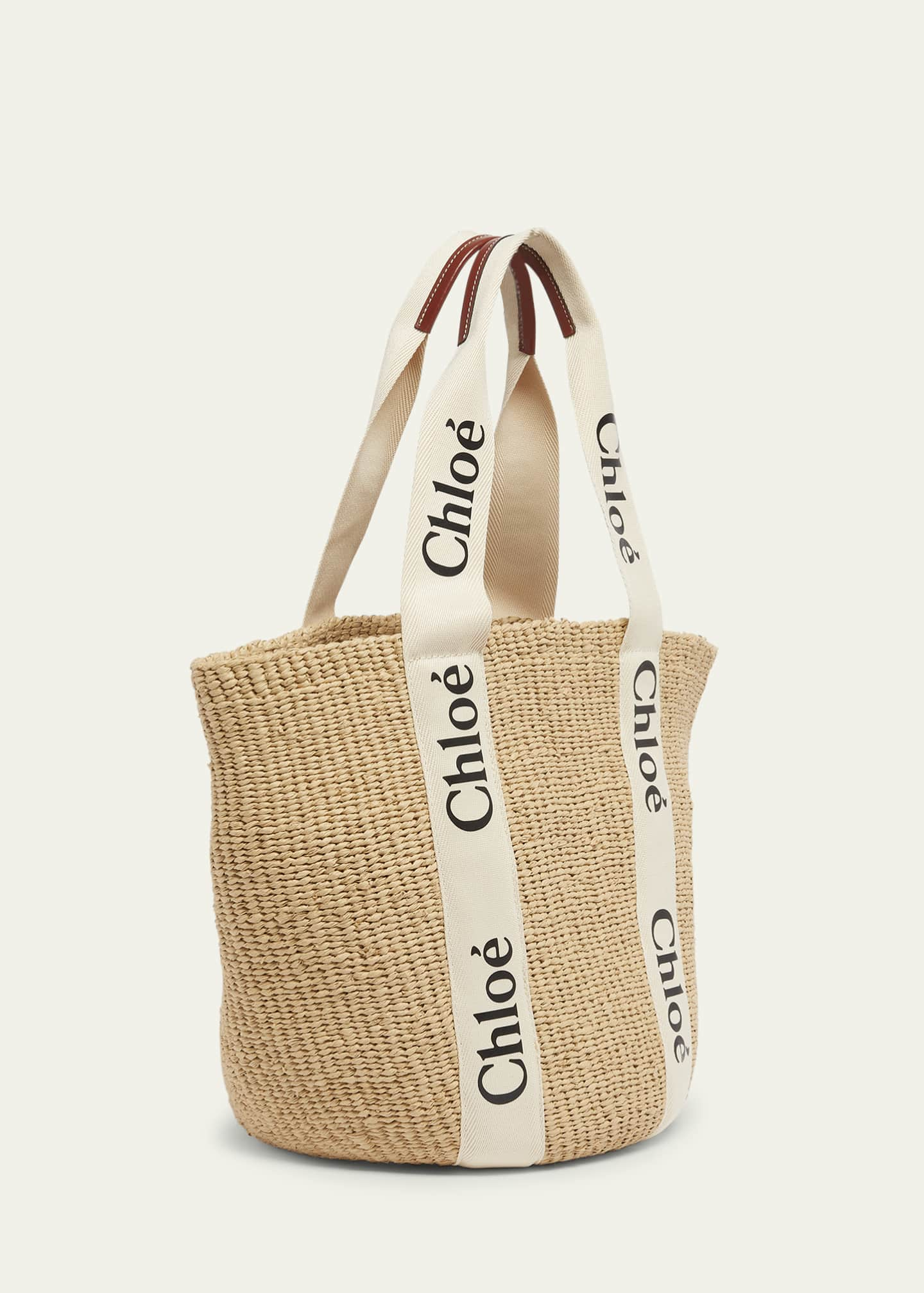 Chloe Woody Large Basket Tote Bag