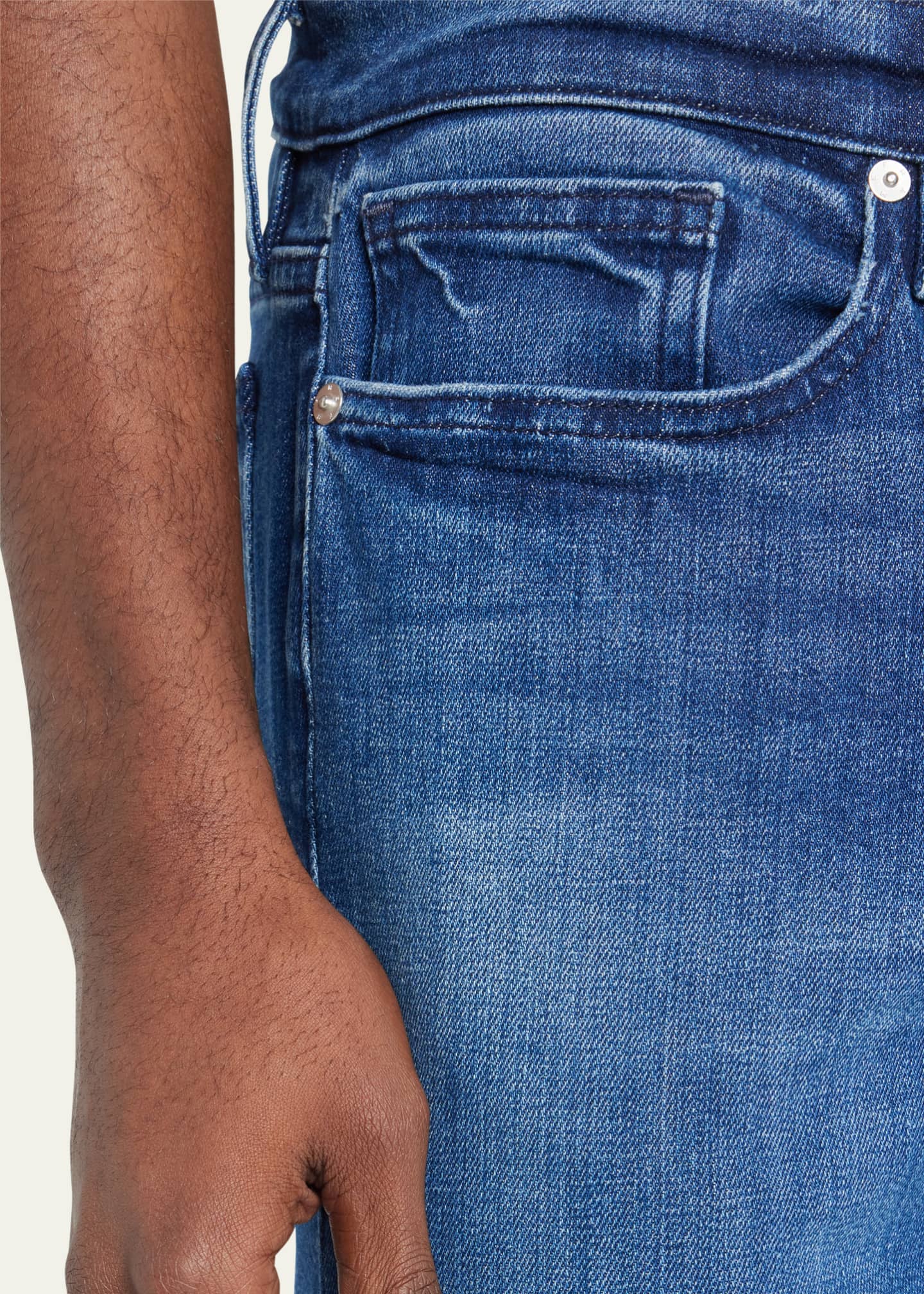 FRAME Men's L'Homme Slim-Fit Five-Pocket Jeans - Bergdorf Goodman