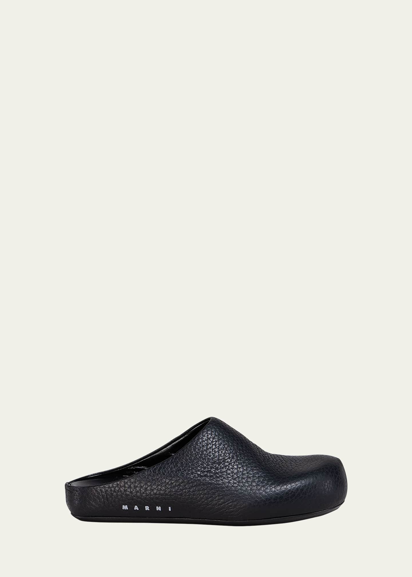 the row sabot smooth calfskin mules