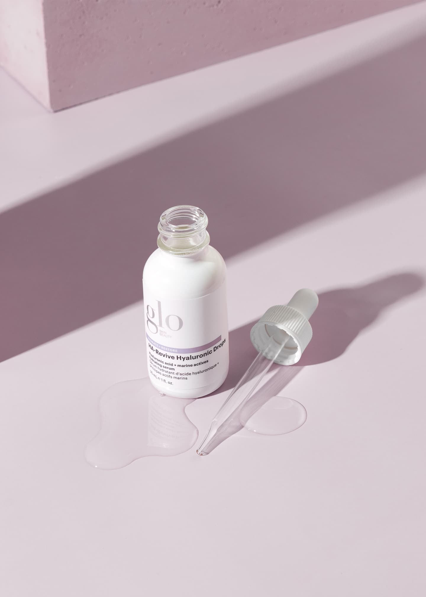 Glo Skin Beauty HA-Revive Hyaluronic Drops, 1 oz. Image 3 of 4