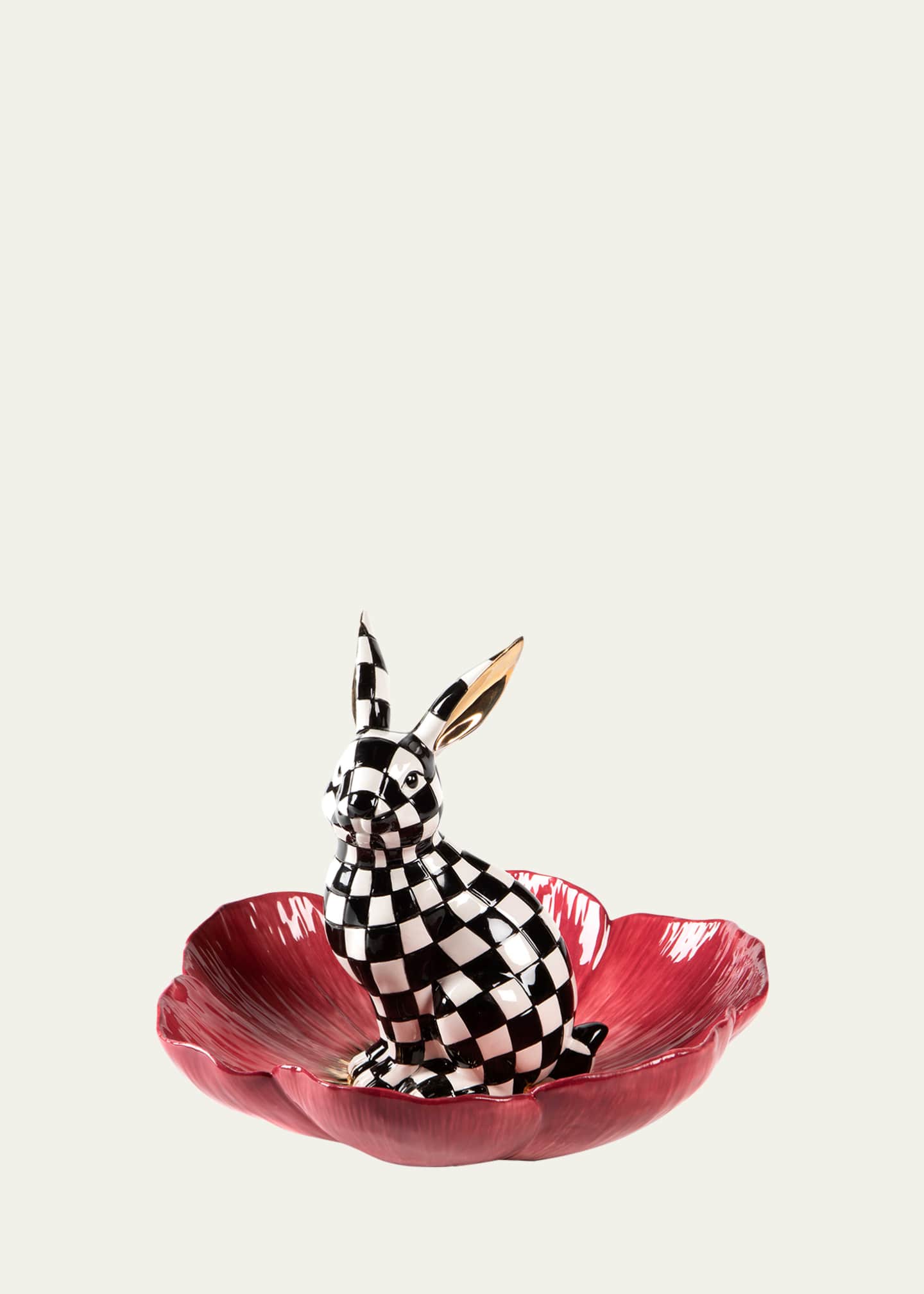 MacKenzieChilds Hide Nor Hair Petal Catchall Dish Bergdorf Goodman