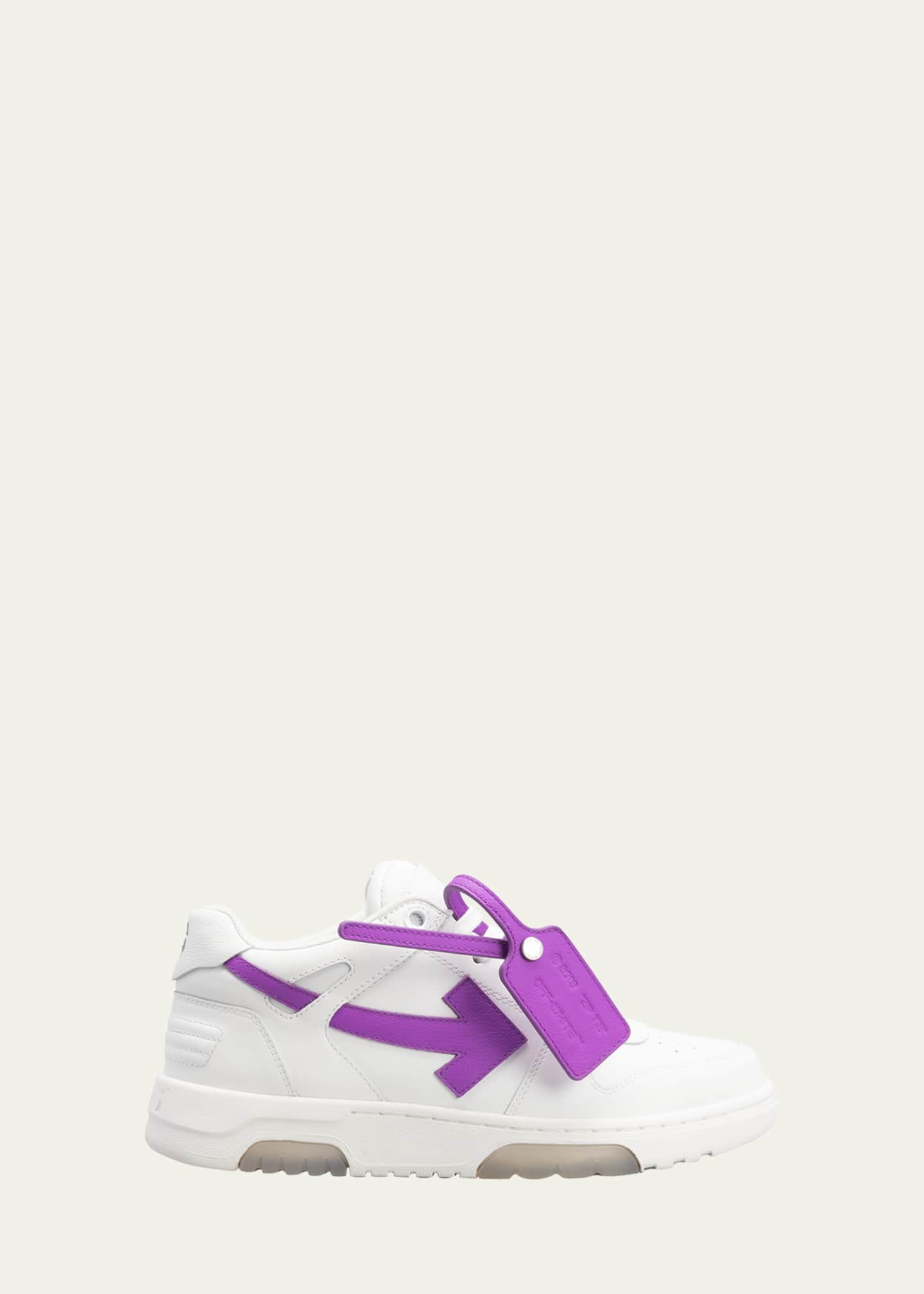 Off-White Out of Office Arrow Leather Trainer Sneakers - Bergdorf Goodman